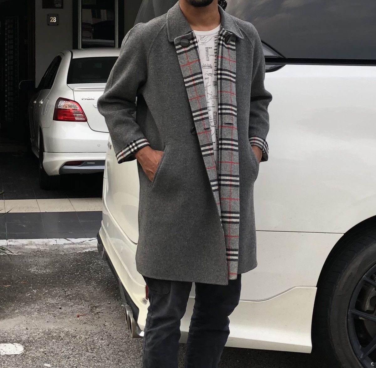 Burberry Prorsum Burberrys Prorsum Lined Novacheck Wool Trench Coat Size US M / EU 48-50 / 2 - 3 Thumbnail