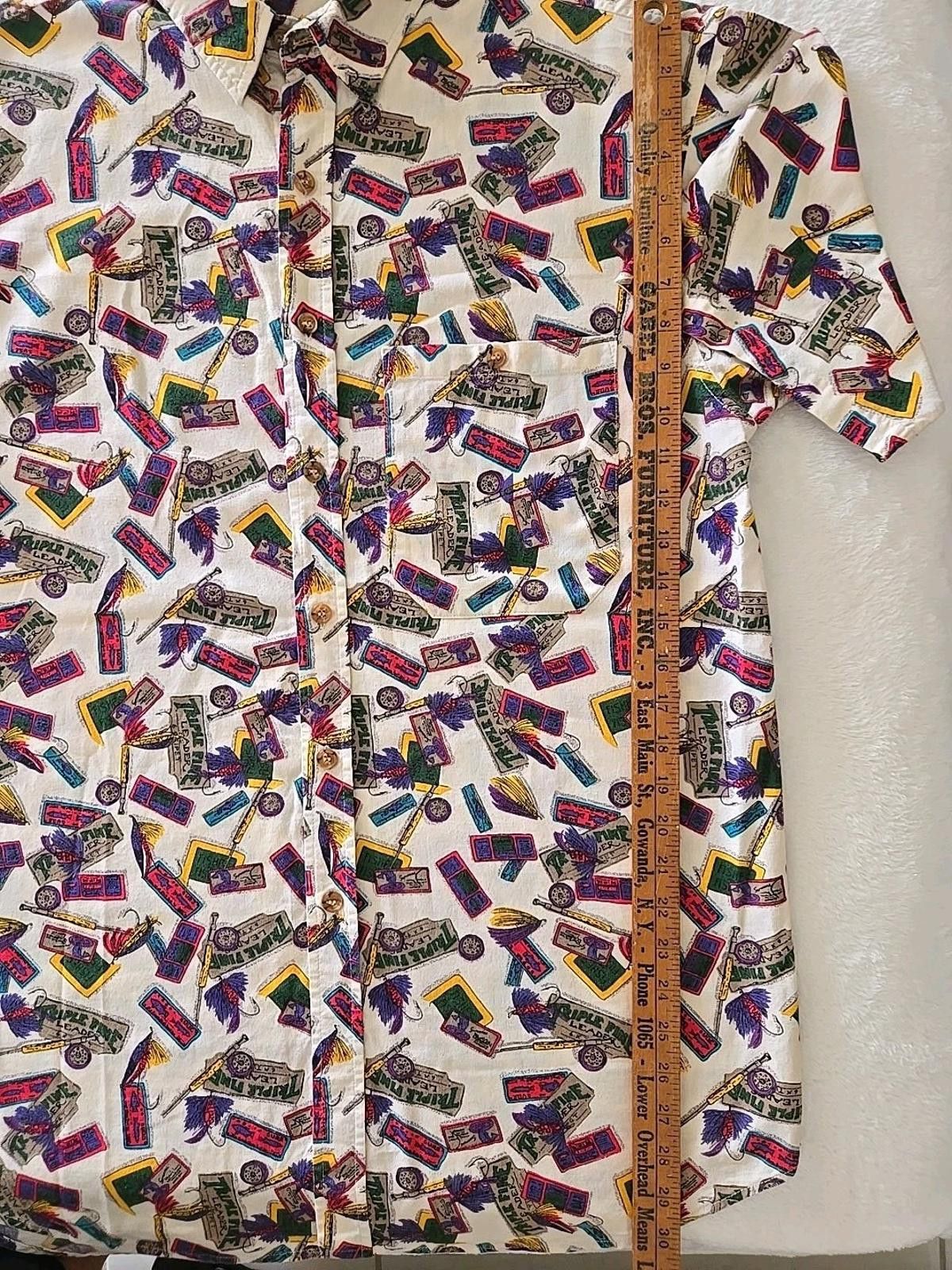 Columbia Columbia Mens Fishing Shirt Sz M Short Sleeve Hook & Rod Size US M / EU 48-50 / 2 - 4 Thumbnail