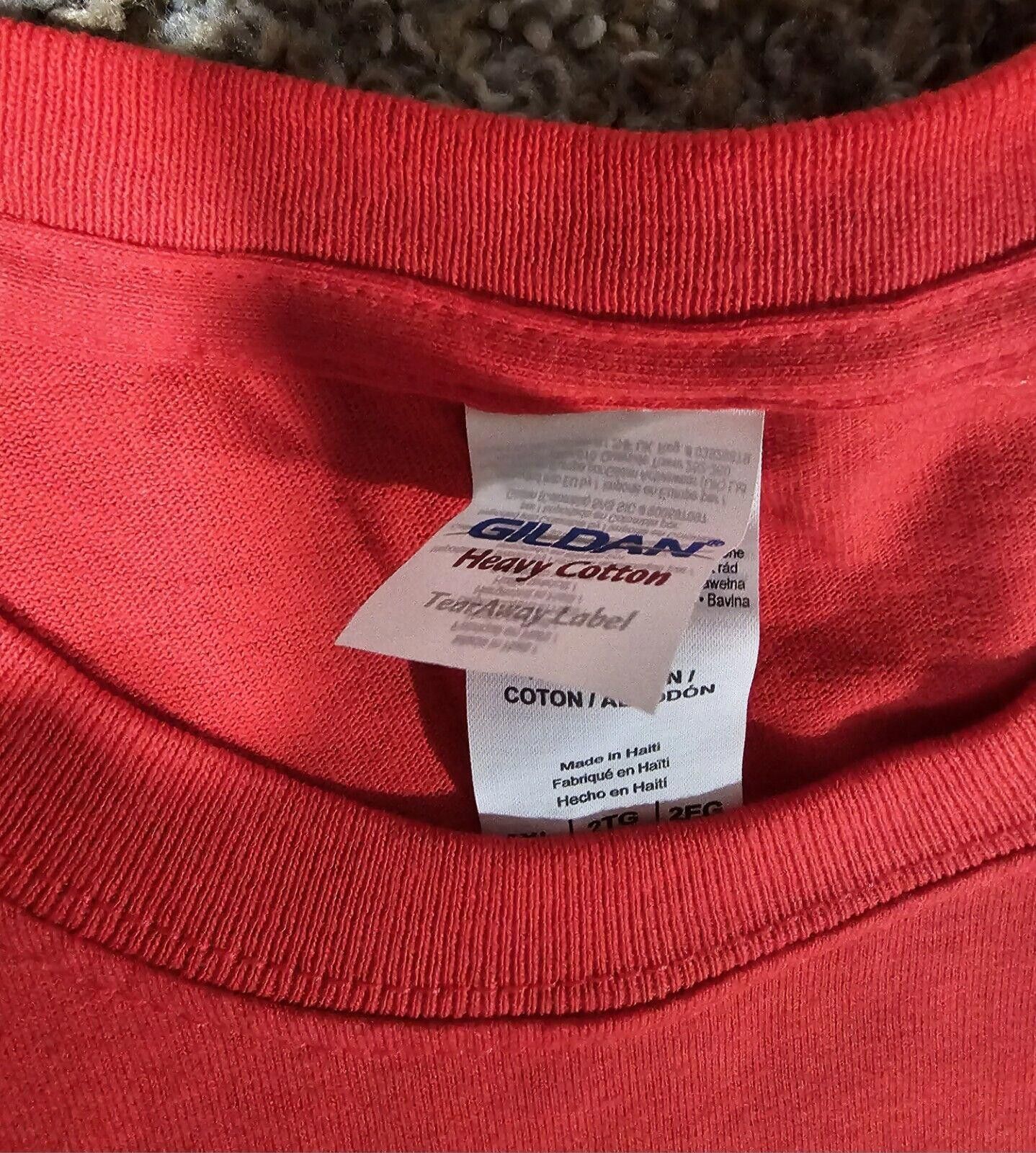 Gildan "This is where i'm from" thumb tshirt 2XL Red Tshirt Size US XXL / EU 58 / 5 - 3 Thumbnail