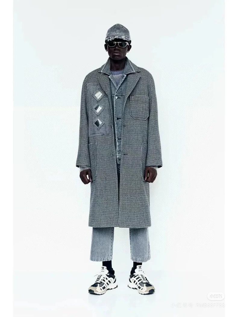 Song For The Mute Song For The Mute Houndstooth wool coat Size US S / EU 44-46 / 1 - 7 Thumbnail