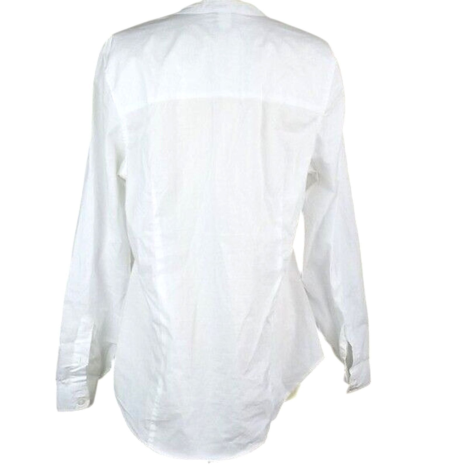 Corridor Torrid Blouse Pintuck Cotton Stretch Lightweight Minimalist Size XXS / US 00 / IT 34 - 4 Thumbnail