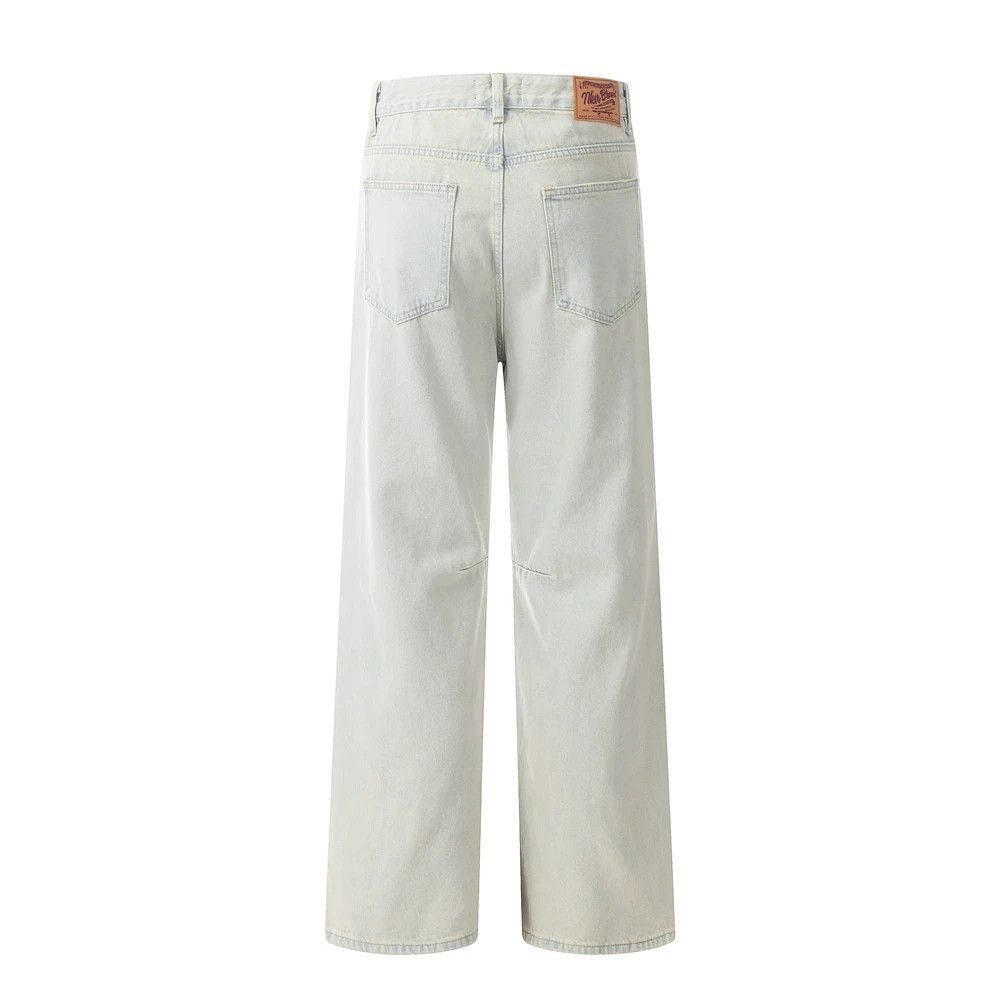 Japanese Brand × Jean American retro street distressed casual washed jeans Size US 32 / EU 48 - 2 Thumbnail