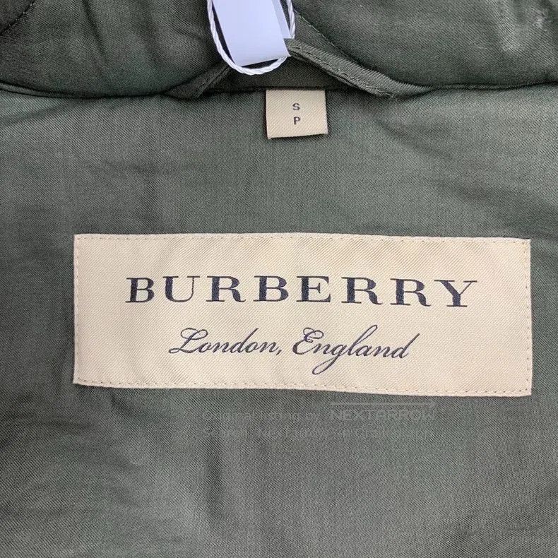 Burberry Burberry Quilted Green Cotton Coat. Size US S / EU 44-46 / 1 - 5 Thumbnail