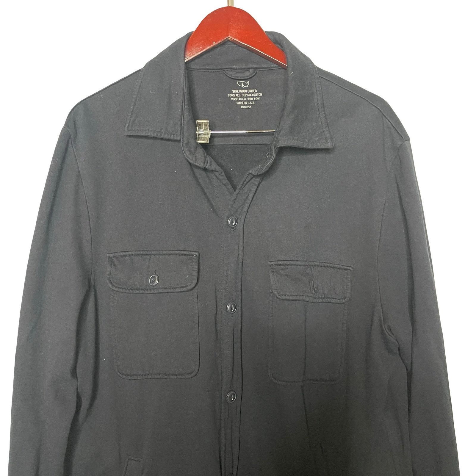 Save Khaki United SAVE KHAKI UNITED SKU Moleskin CPO Shirt Jacket Navy blue L Size US L / EU 52-54 / 3 - 4 Thumbnail