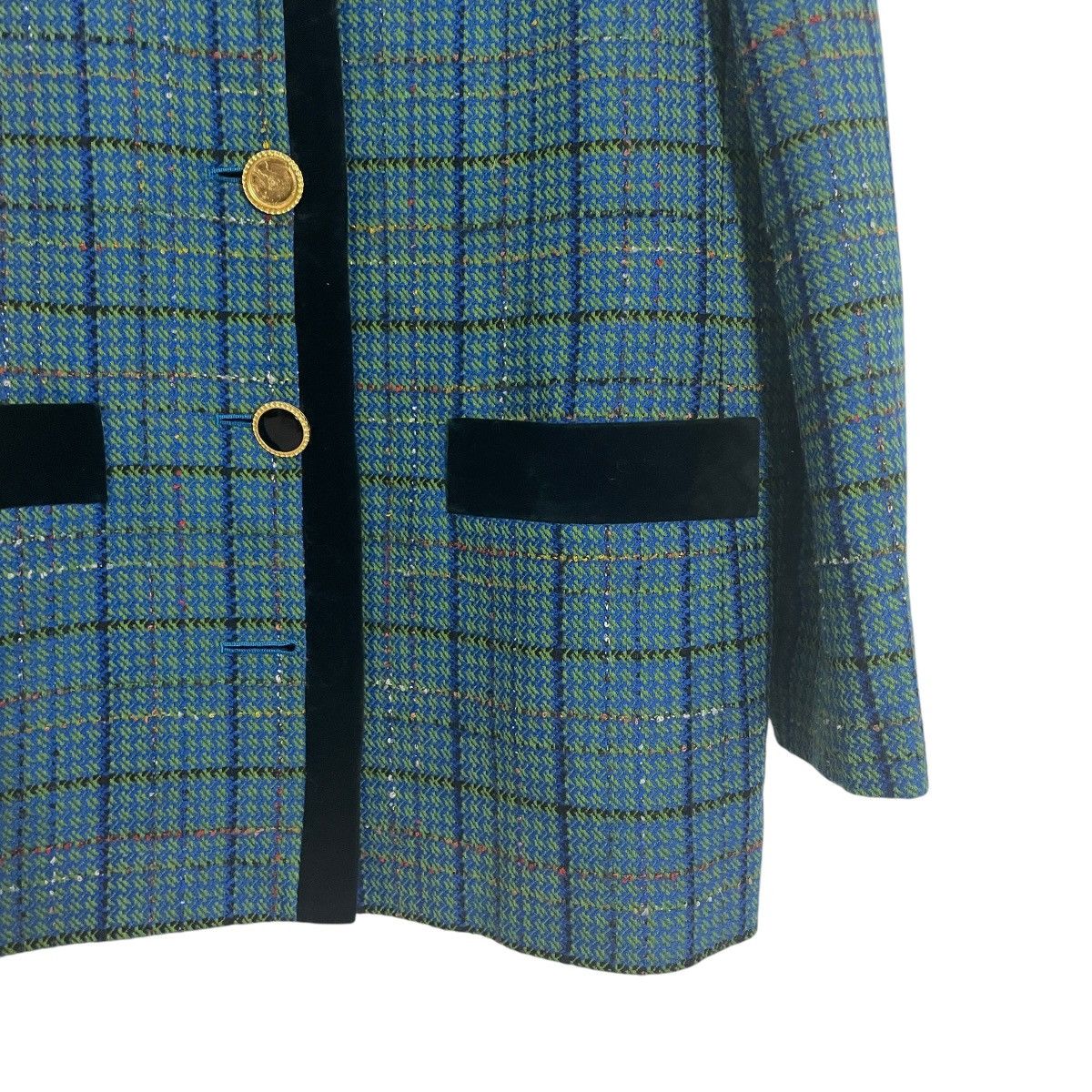 Givenchy Vintage Givenchy Glamour Tweed Jacket Size XXL / US 16-18 / IT 52-54 - 4 Thumbnail