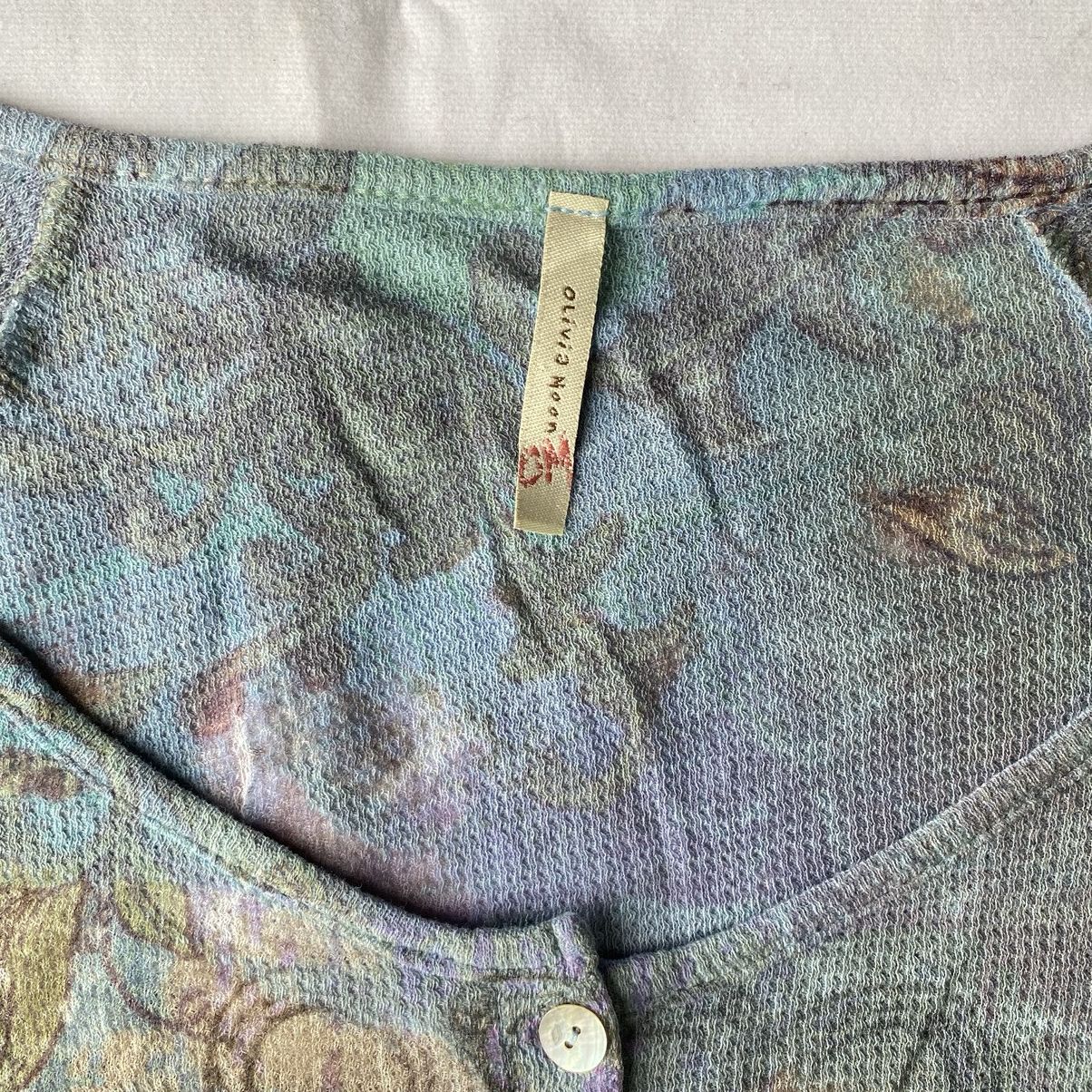 If Six Was Nine × Issey Miyake × Japanese Brand Japan Style Celestial Cross Henley Bohemian Chic Long Sleeve Size L / US 10 / IT 46 - 6 Thumbnail