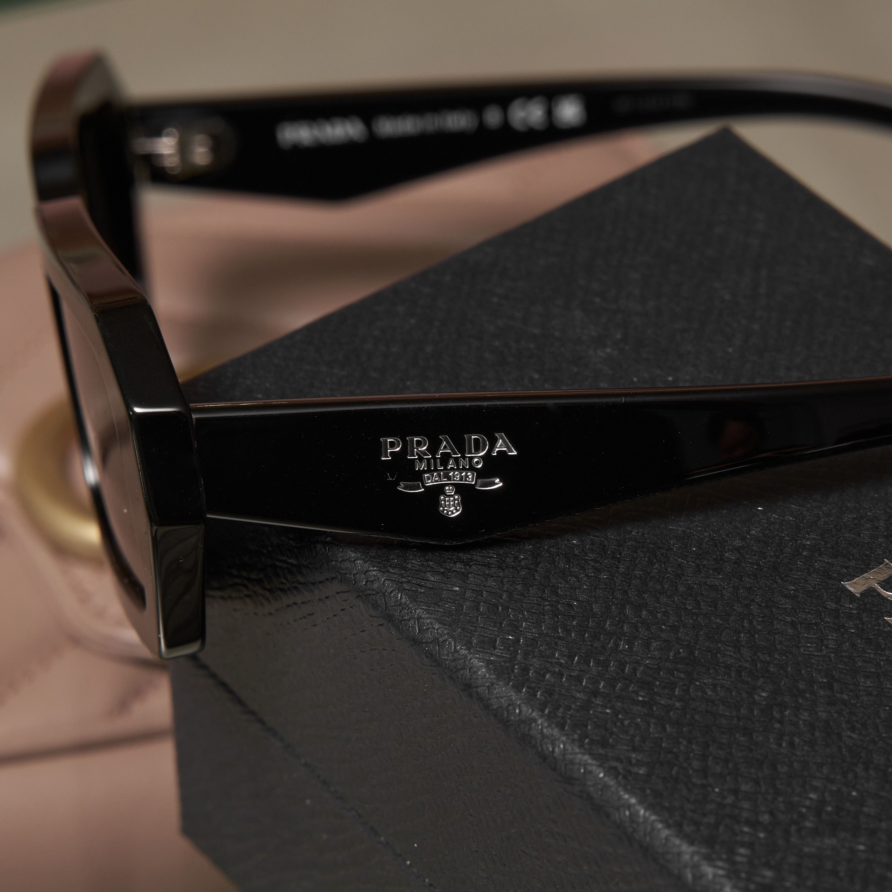 Prada PRADA A12S 16K08Z Sunglasses BLACK Size ONE SIZE - 2 Thumbnail