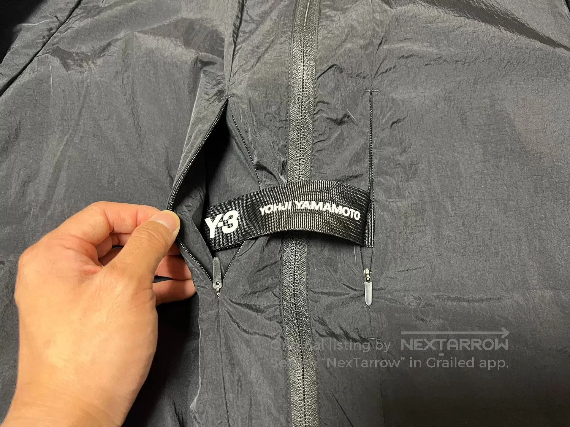 Y-3 Y-3 Men's Casual Windbreaker Coat. Size US L / EU 52-54 / 3 - 3 Thumbnail