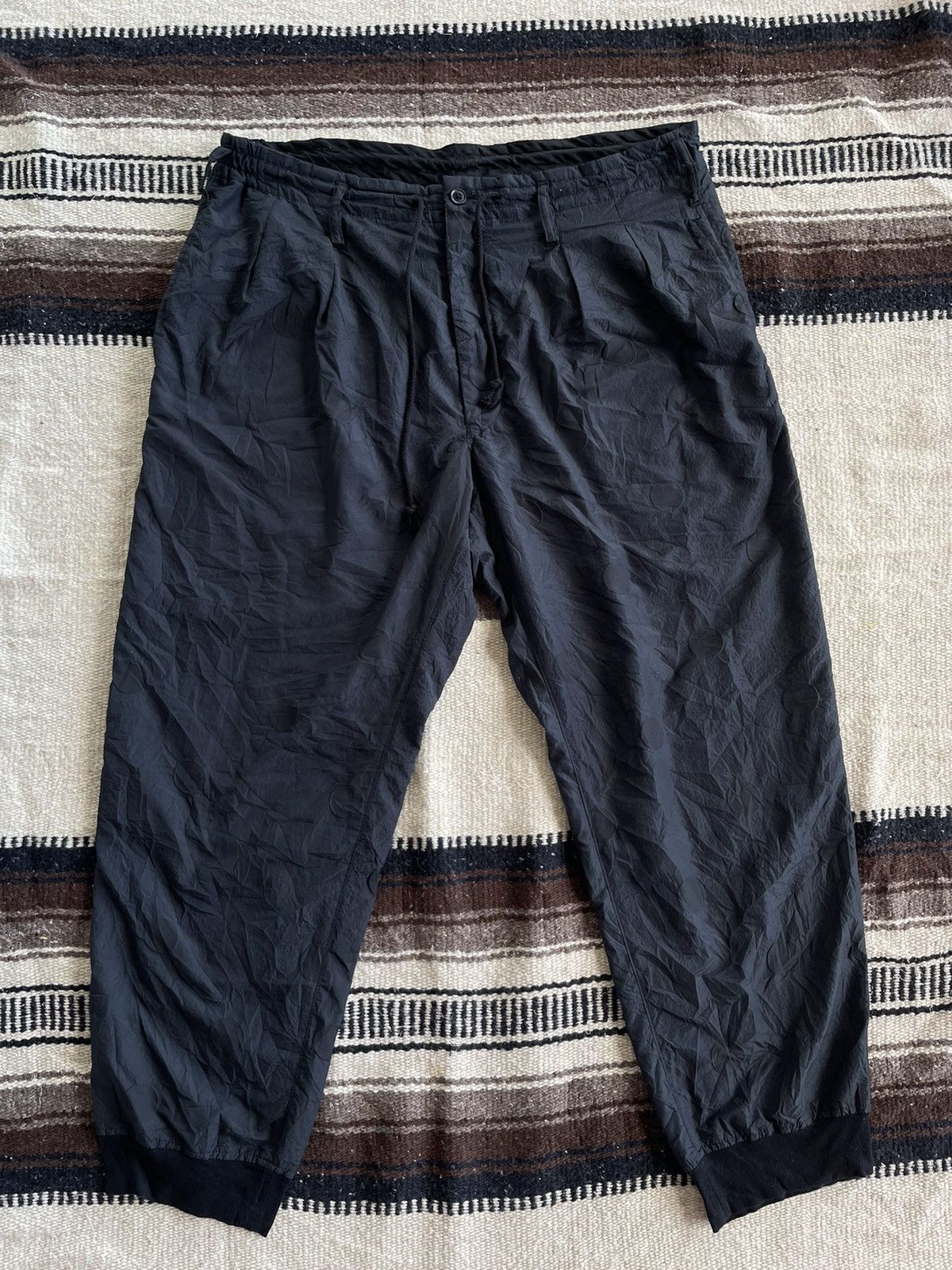 image of Yohji Yamamoto Produce Crop Ballon Pants in Black, Men's (Size 35)