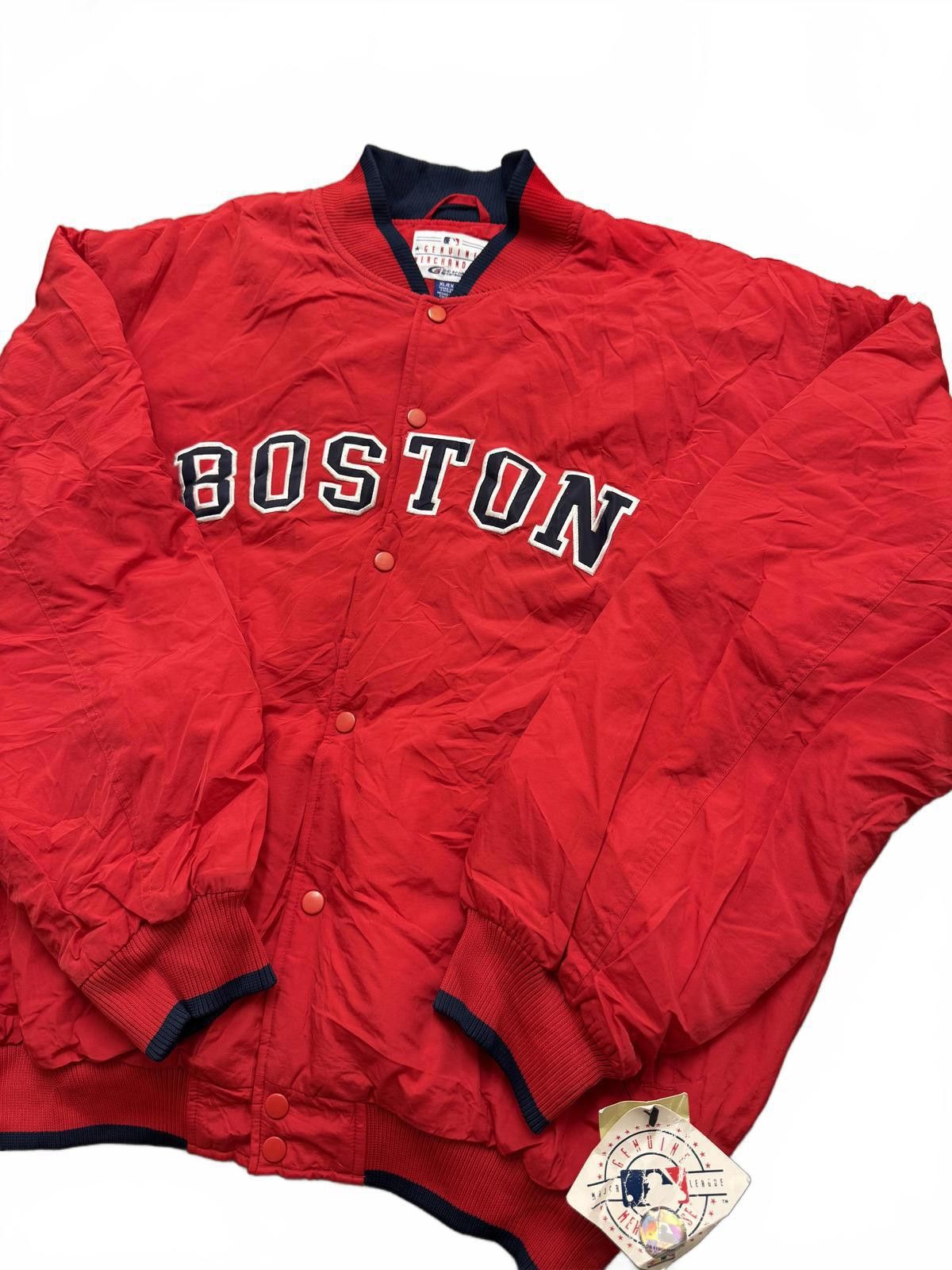 Starter Vintage Boston Red Sox Starter Jacket - Classic Red Size US XL / EU 56 / 4 - 2 Thumbnail