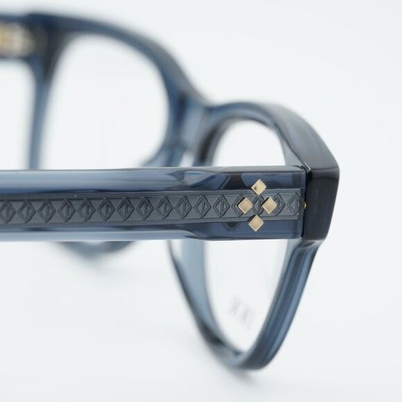 Dior Dior CD DIAMONDO S1I 3000 Eyeglasses Blue 54mm Square Frame Size ONE SIZE - 12 Thumbnail