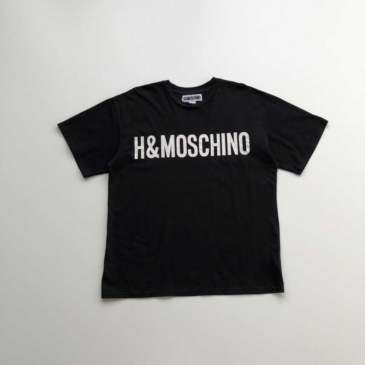 Moschino H&Moschino H&M x Moschino Big Logo T-Shirt Black Size US M / EU 48-50 / 2 - 1 Thumbnail