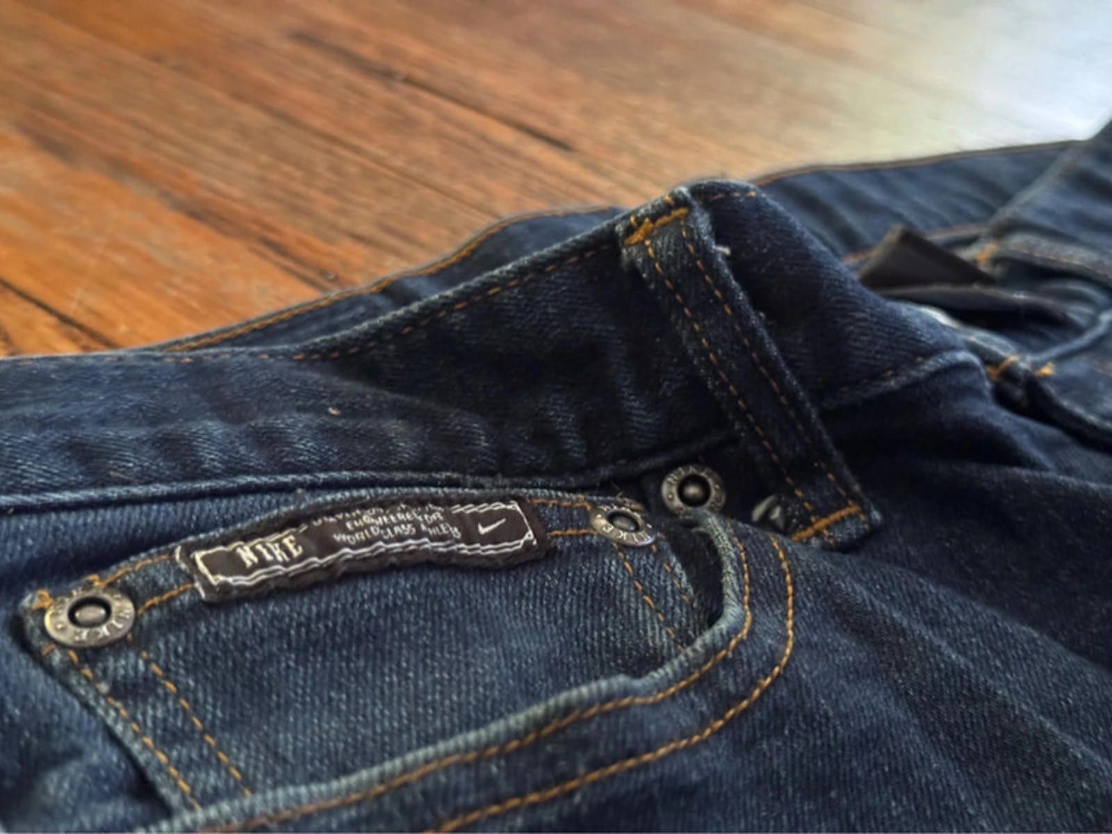 Nike Nike Denim-Straight Fit-Dark Wash Size US 30 / EU 46 - 1 Thumbnail