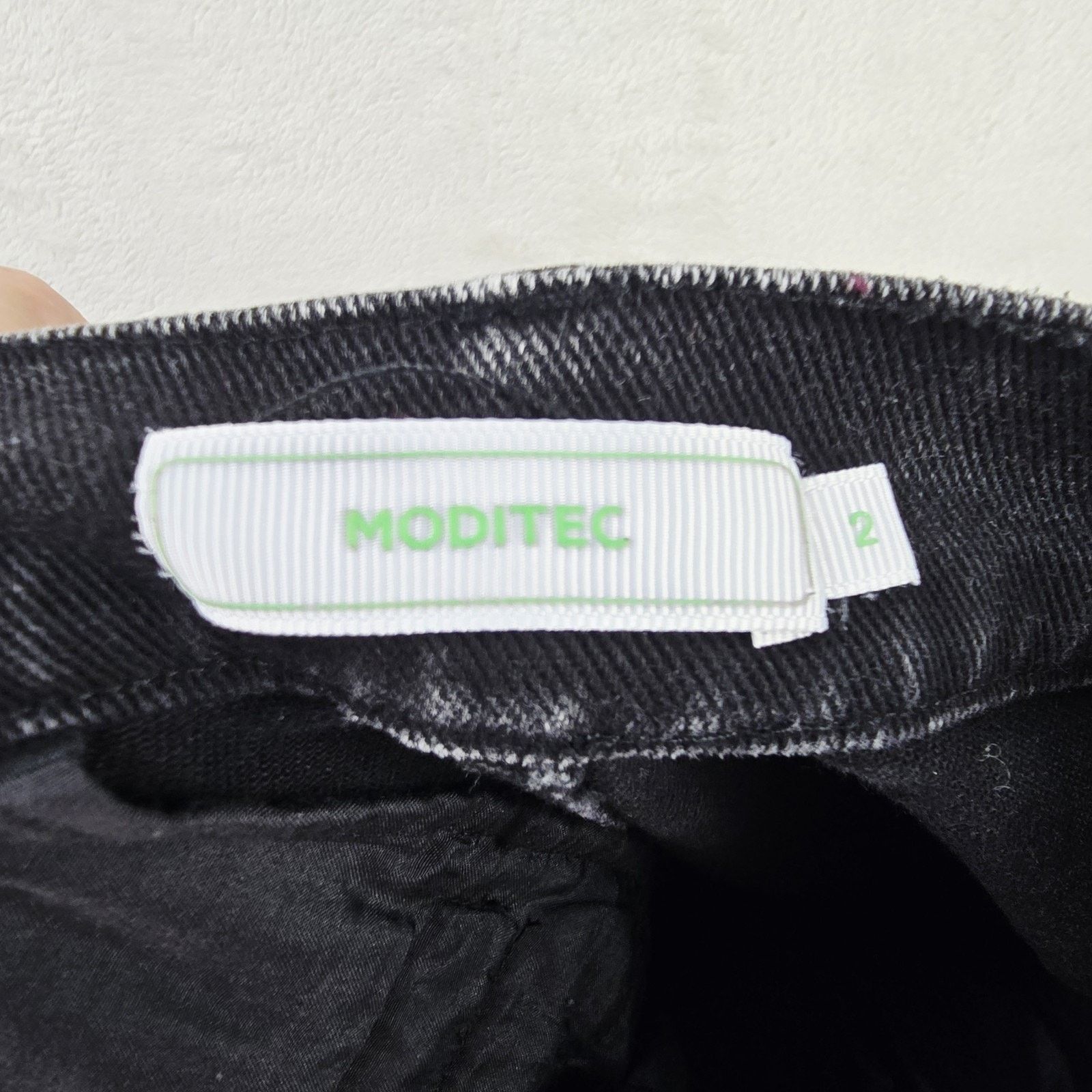 Other MODITEC Jeans 30x29 Black Buckle Strap Legs Goth Rave Emo Size US 30 / EU 46 - 6 Thumbnail