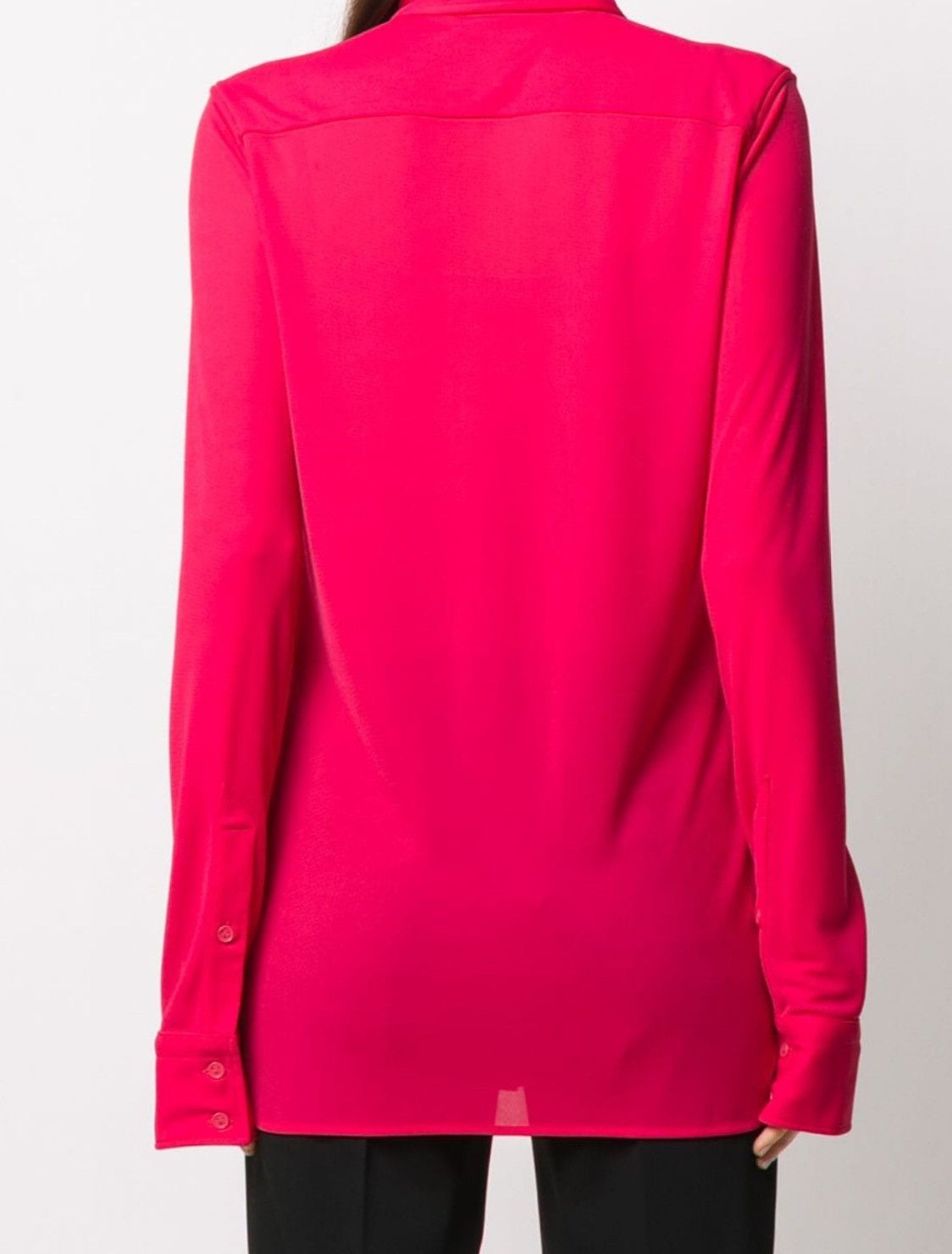 Bottega Veneta BNWT $1500 Bottega Veneta red blouse see through shirt Size M / US 6-8 / IT 42-44 - 4 Thumbnail