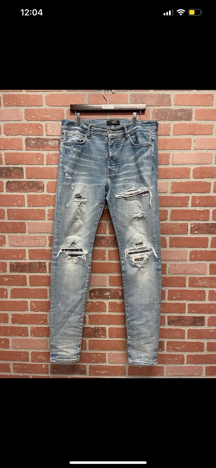 Amiri Amiri Jeans Plaid MX1 Size 36 Size US 36 / EU 52 - 1 Thumbnail