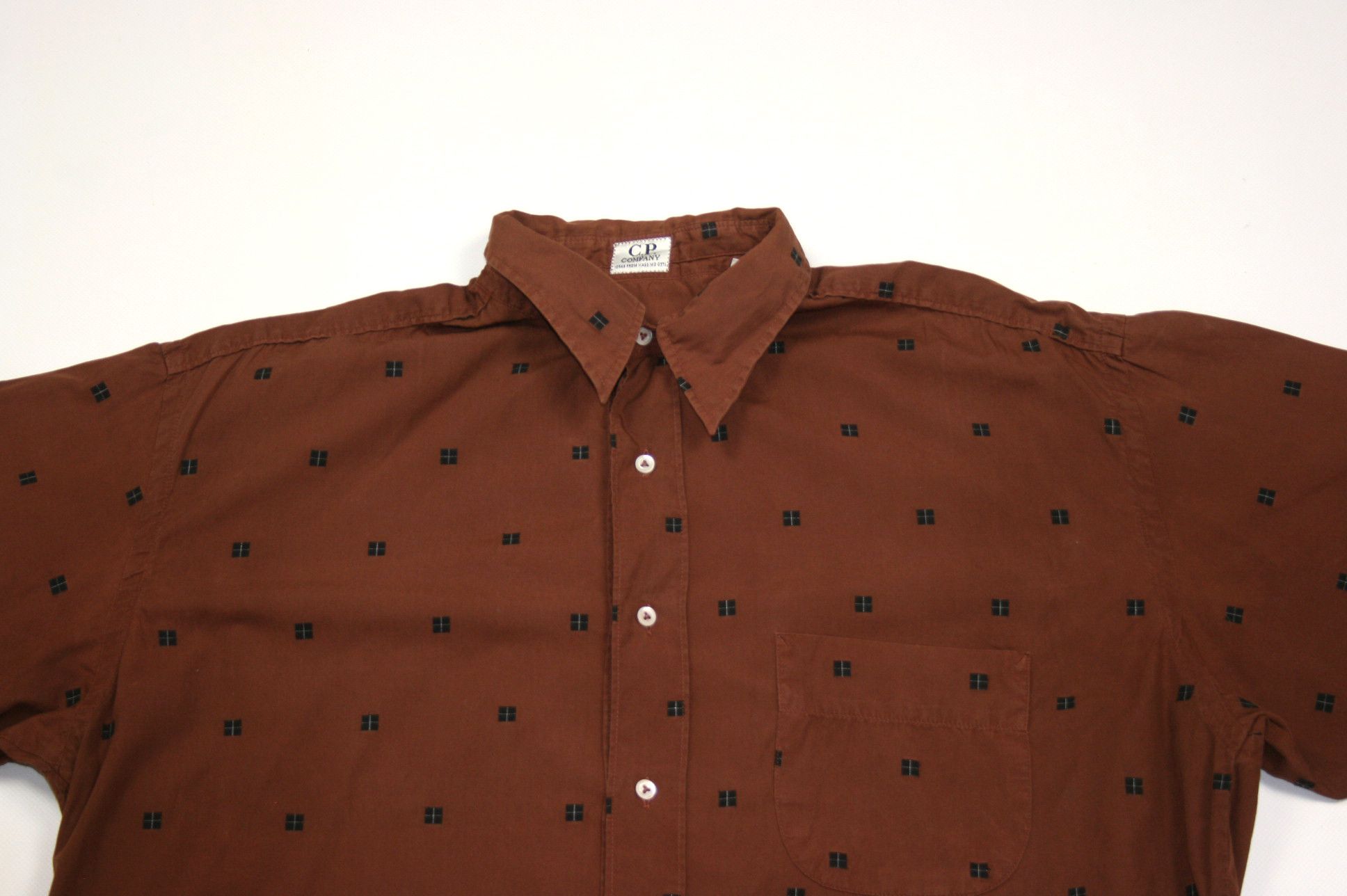 C.P. Company 90S By Massimo Osti Shortsleeve Shirt Vintage Size US XXL / EU 58 / 5 - 3 Thumbnail