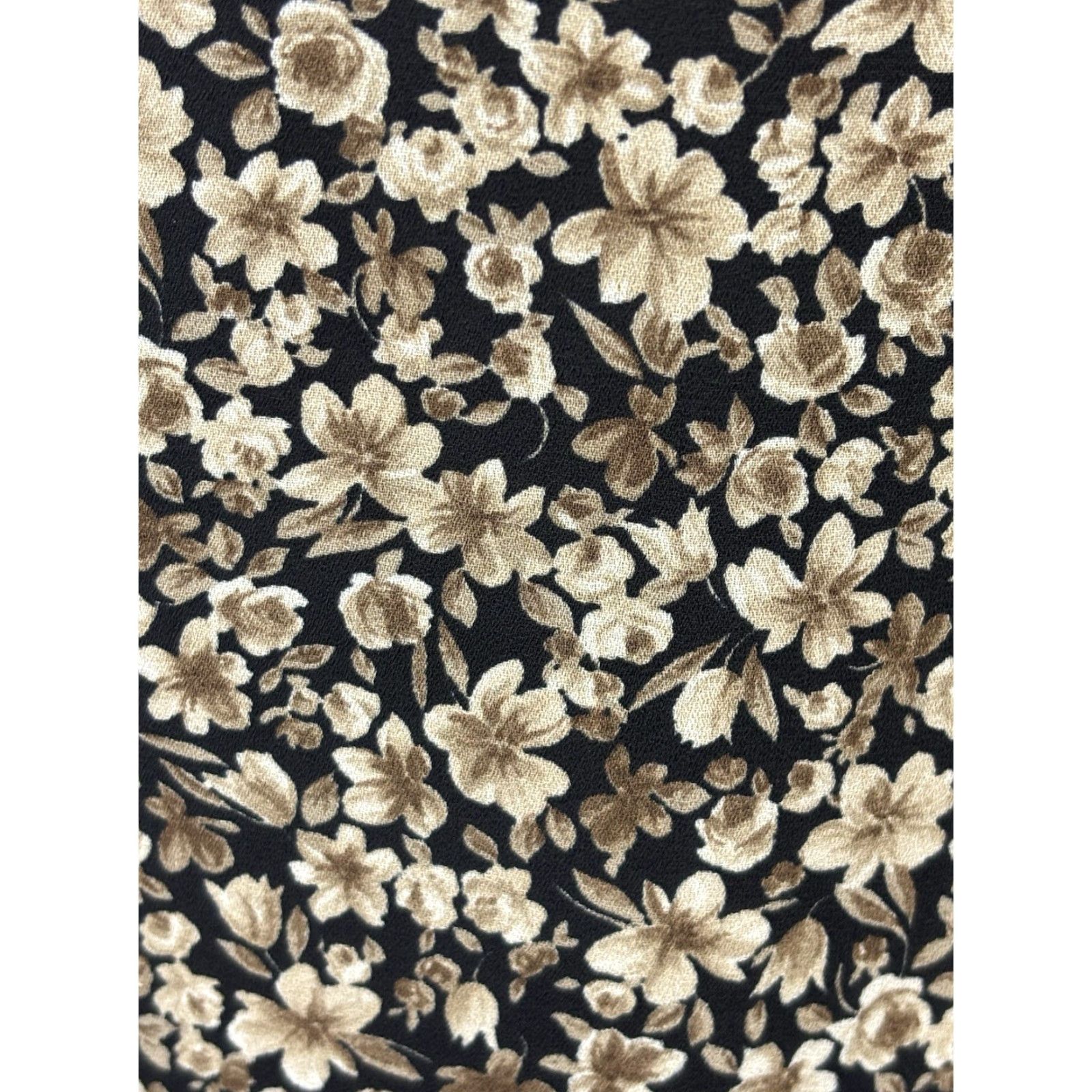 Old Navy Vintage Yes Old Navy Vtg Floral Midi Dress 4 Sz Forest Fairy Brown Black Grunge Skater Y2K Size S / US 4 / IT 40 - 6 Thumbnail