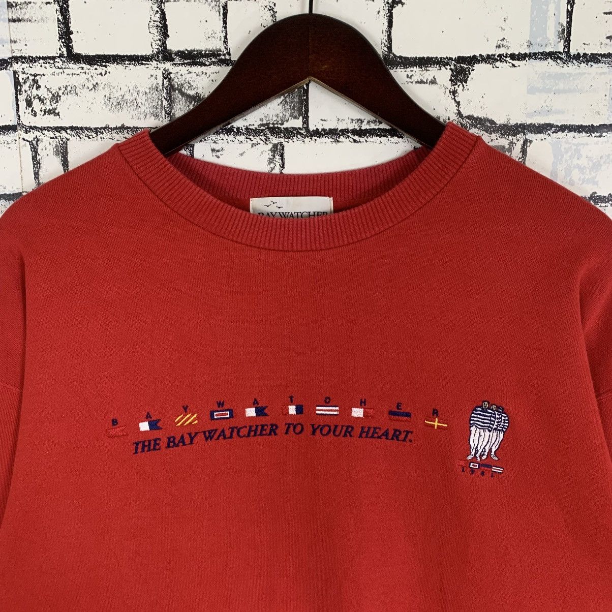 Designer × Vintage Vintage Bay Watcher Sweatshirt Crewneck Size Free Size US M / EU 48-50 / 2 - 2 Thumbnail
