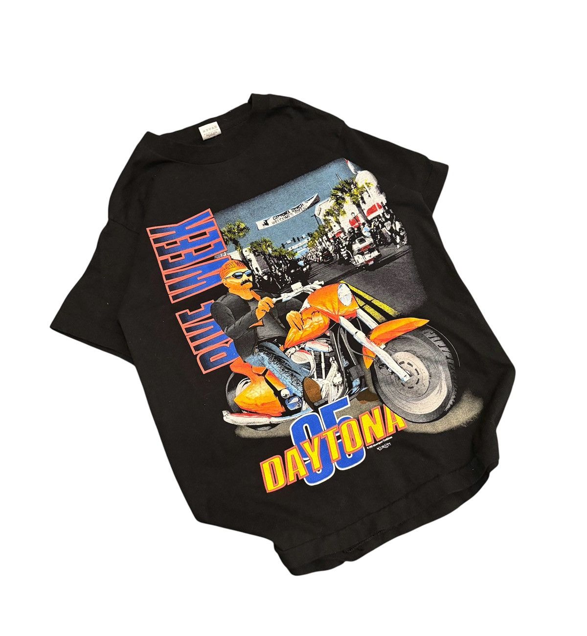 Vintage Vintage 1995 Daytona Bike Week Tee Size US M / EU 48-50 / 2 - 1 Thumbnail