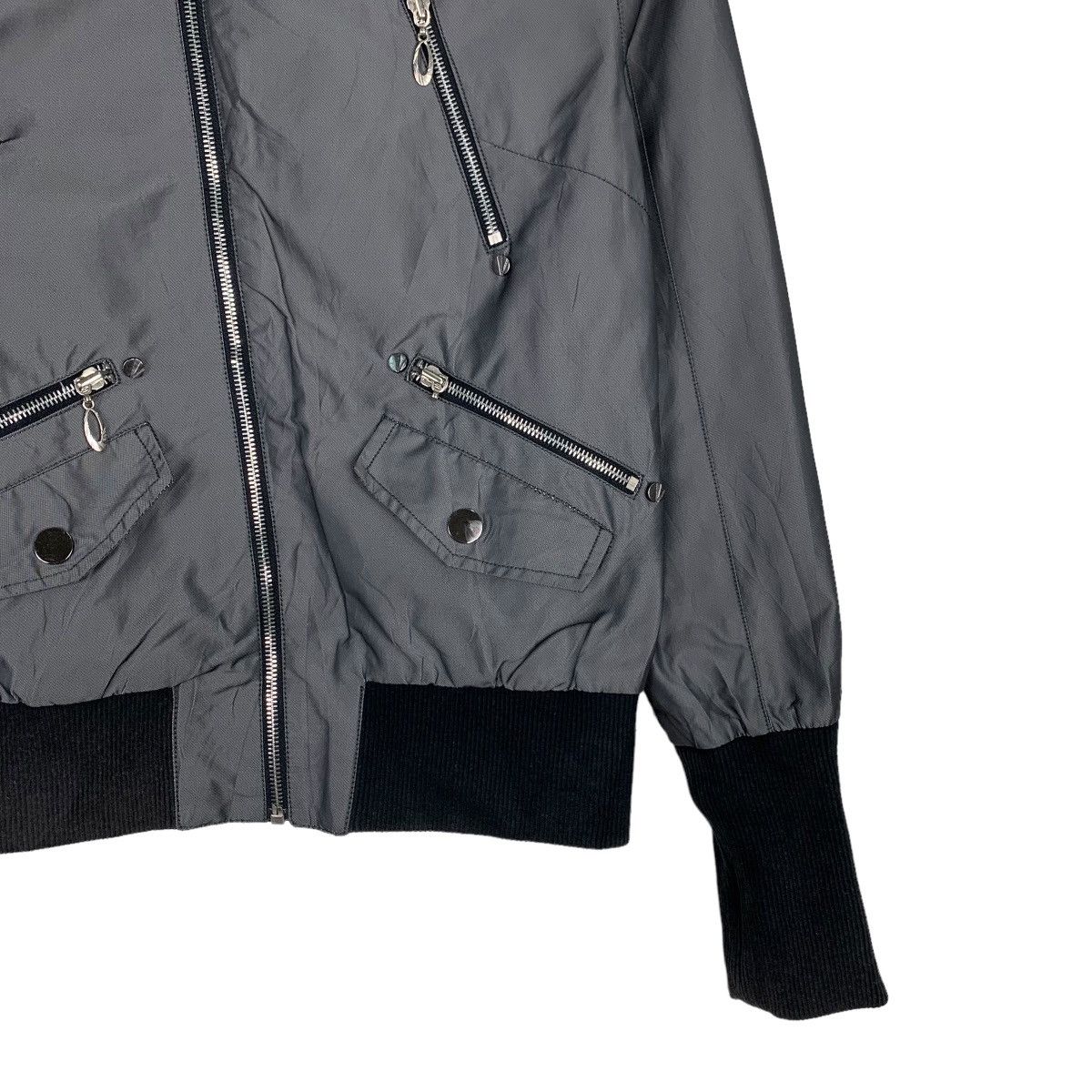 Japanese Brand VISCAP The Exclusive Style Asymmetrical Jacket #0347-C16 Size M / US 6-8 / IT 42-44 - 5 Thumbnail