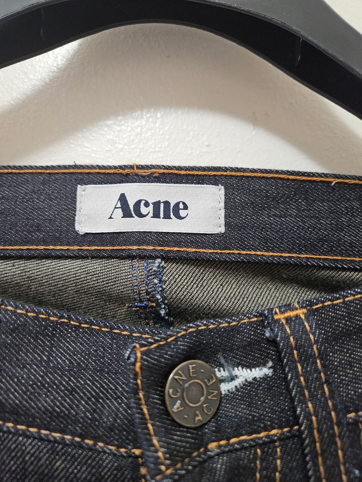 Acne Studios Max Raw Blue Denim Jeans Size US 30 / EU 46 - 5 Thumbnail