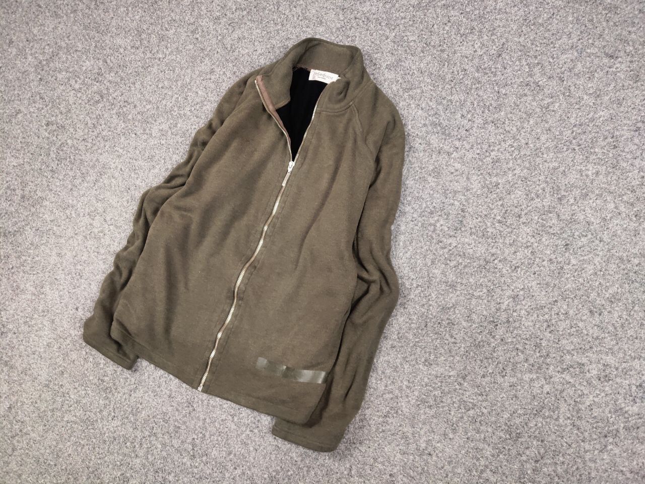 Yves Saint Laurent Vintage 90's Yves Saint Laurent YSL Logo Full Zip Pullover Size US L / EU 52-54 / 3 - 4 Thumbnail