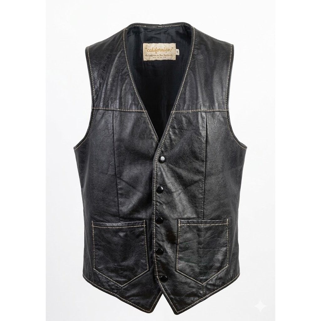 Other CA Sportswear Co. "Californian" VTG Leather Vest SZ36 Size US S / EU 44-46 / 1 - 1 Thumbnail