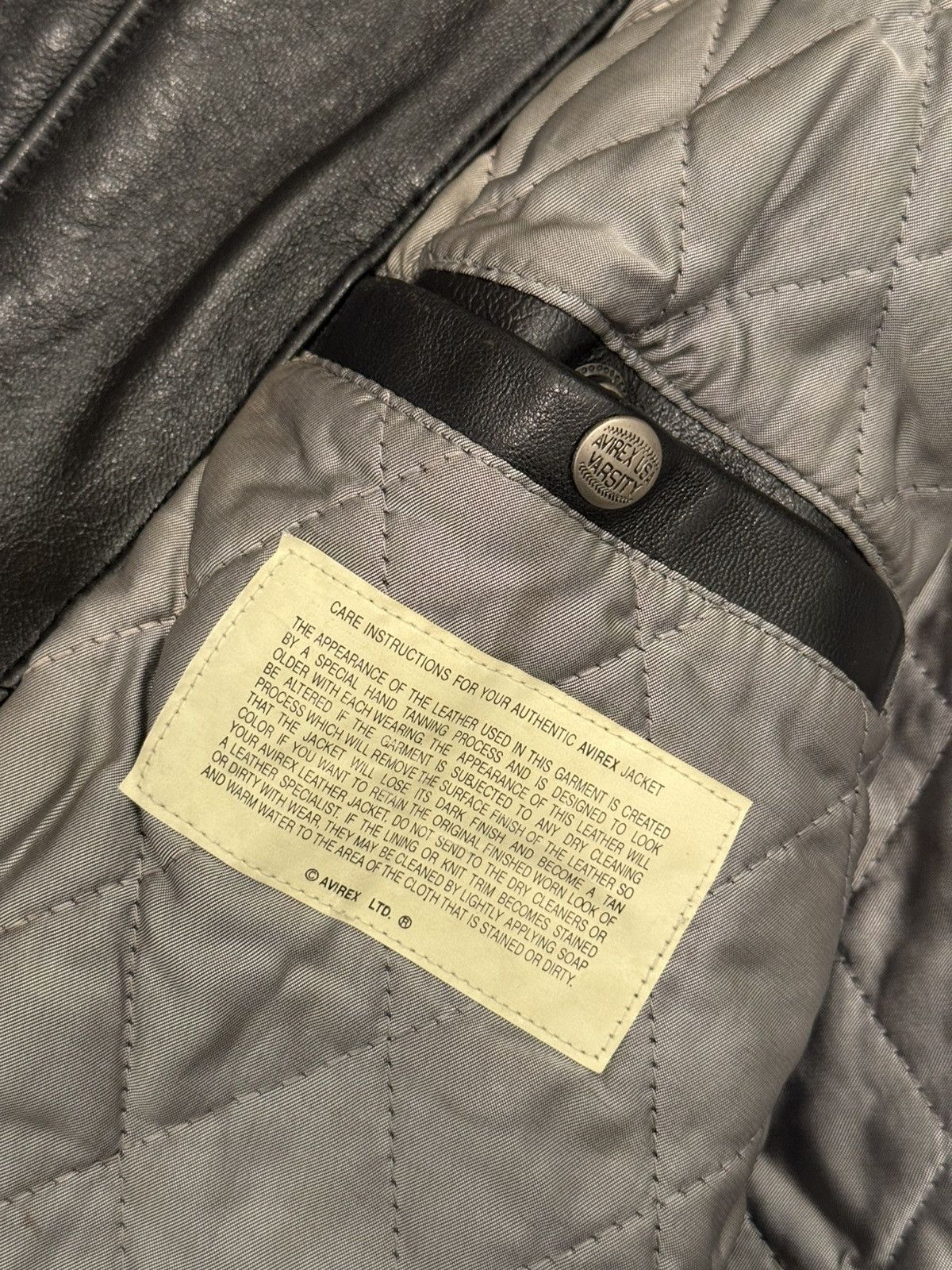 Avirex Avirex Leather Jacket in Black Size US XL / EU 56 / 4 - 9 Thumbnail