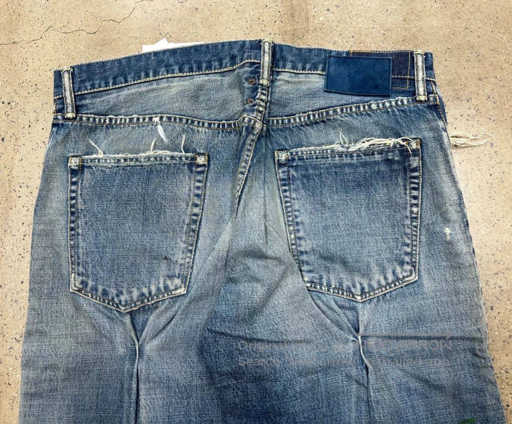 Visvim Visvim 19SS Journeyman Tacked Crash Denim Pants. Size US 34 / EU 50 - 7 Thumbnail