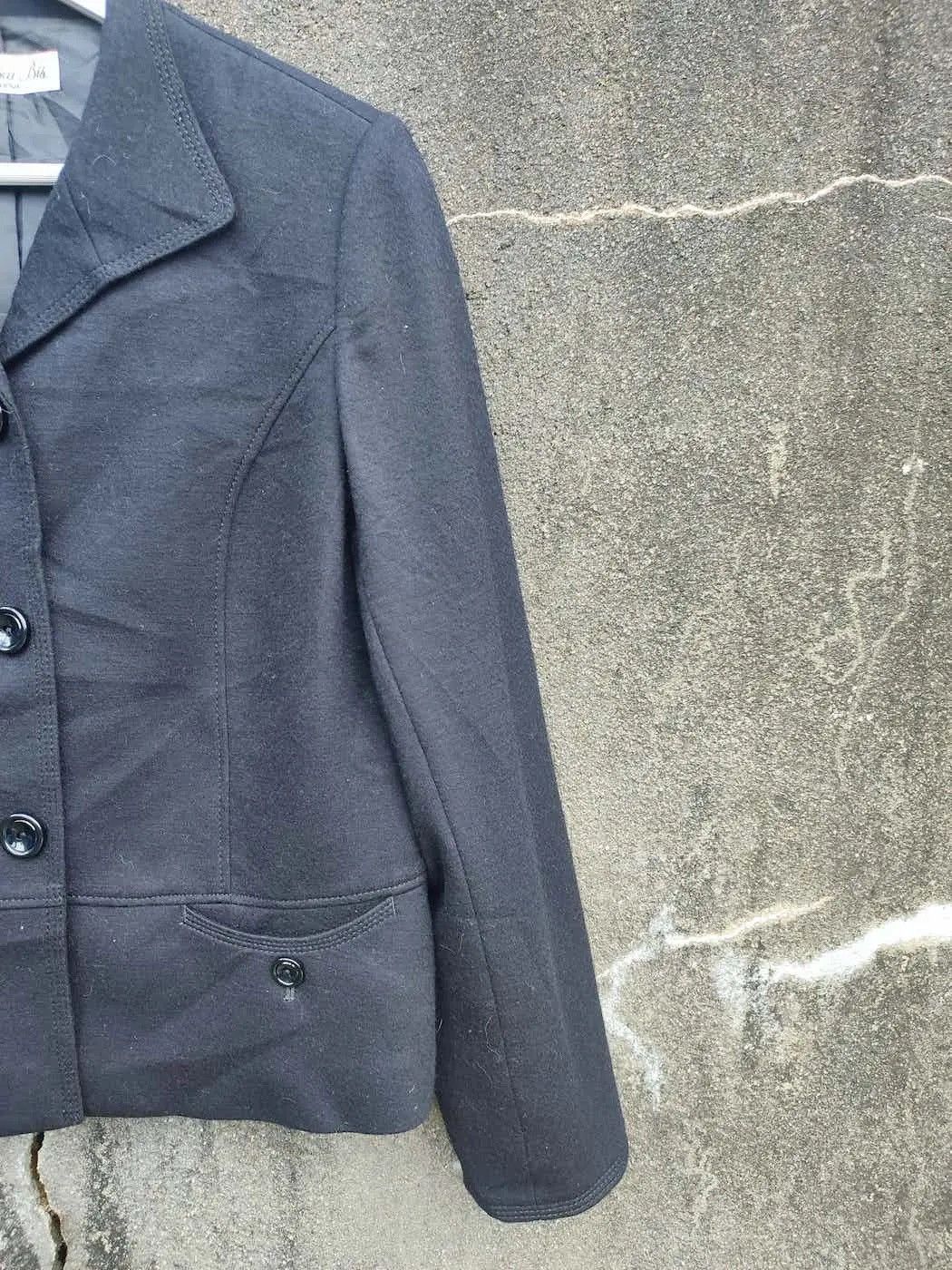 Japanese Brand Vintage Kansai Bis Nuova Tailored Wool-Blend Blazer Size M / US 6-8 / IT 42-44 - 3 Thumbnail