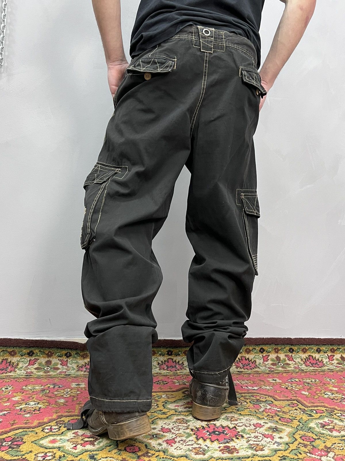 Japanese Brand × Junya Watanabe Vintage Junya Watanabe Style Japanese Archive Cargo Pants Size US 32 / EU 48 - 10 Thumbnail