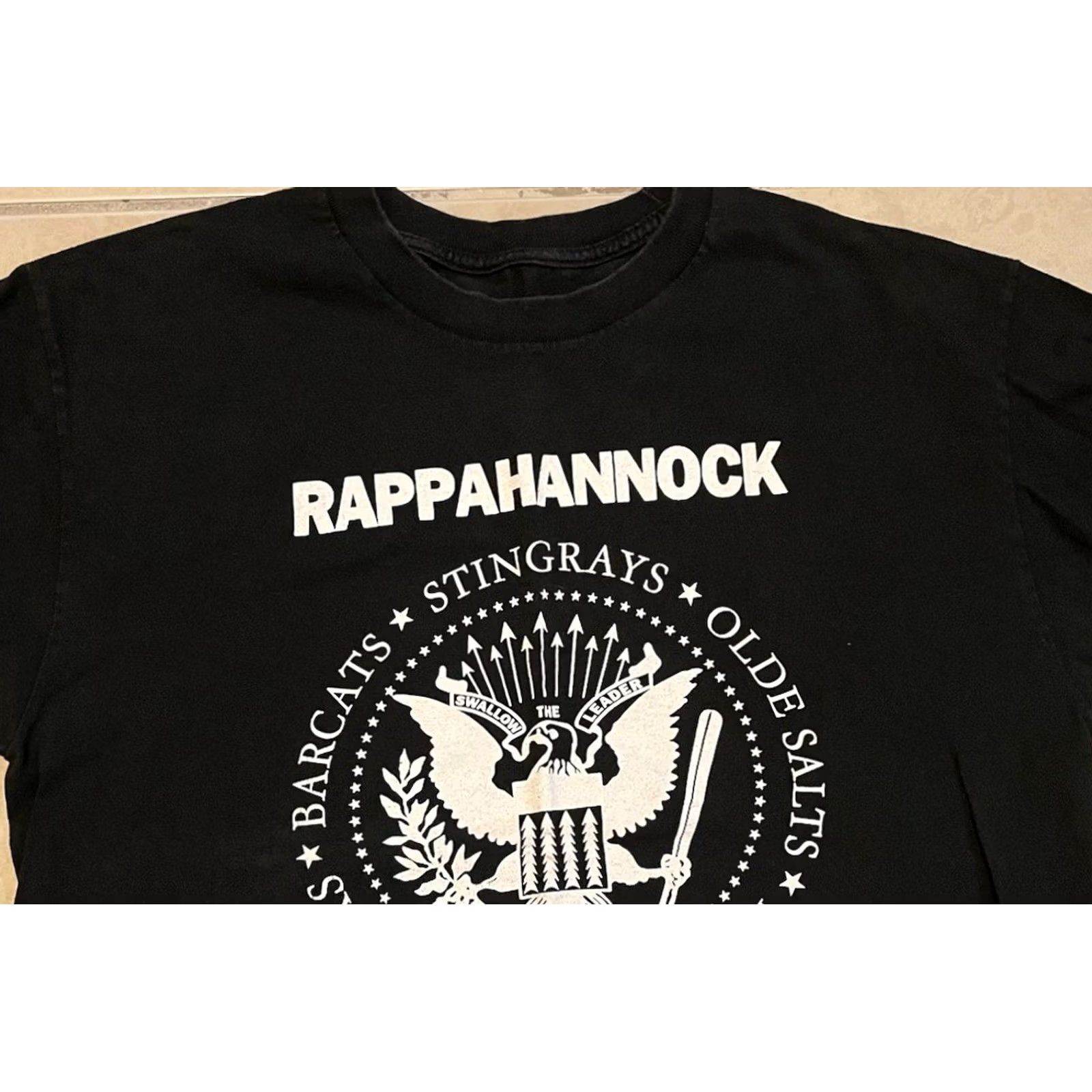 Vintage VINTAGE Rappahannock Virginia Faded Ramones parody shirt M Shirt Men Long Sleeve Black 80s Punk Grunge Rock 90s Vaporwave Ramones-inspired Size US M / EU 48-50 / 2 - 5 Thumbnail
