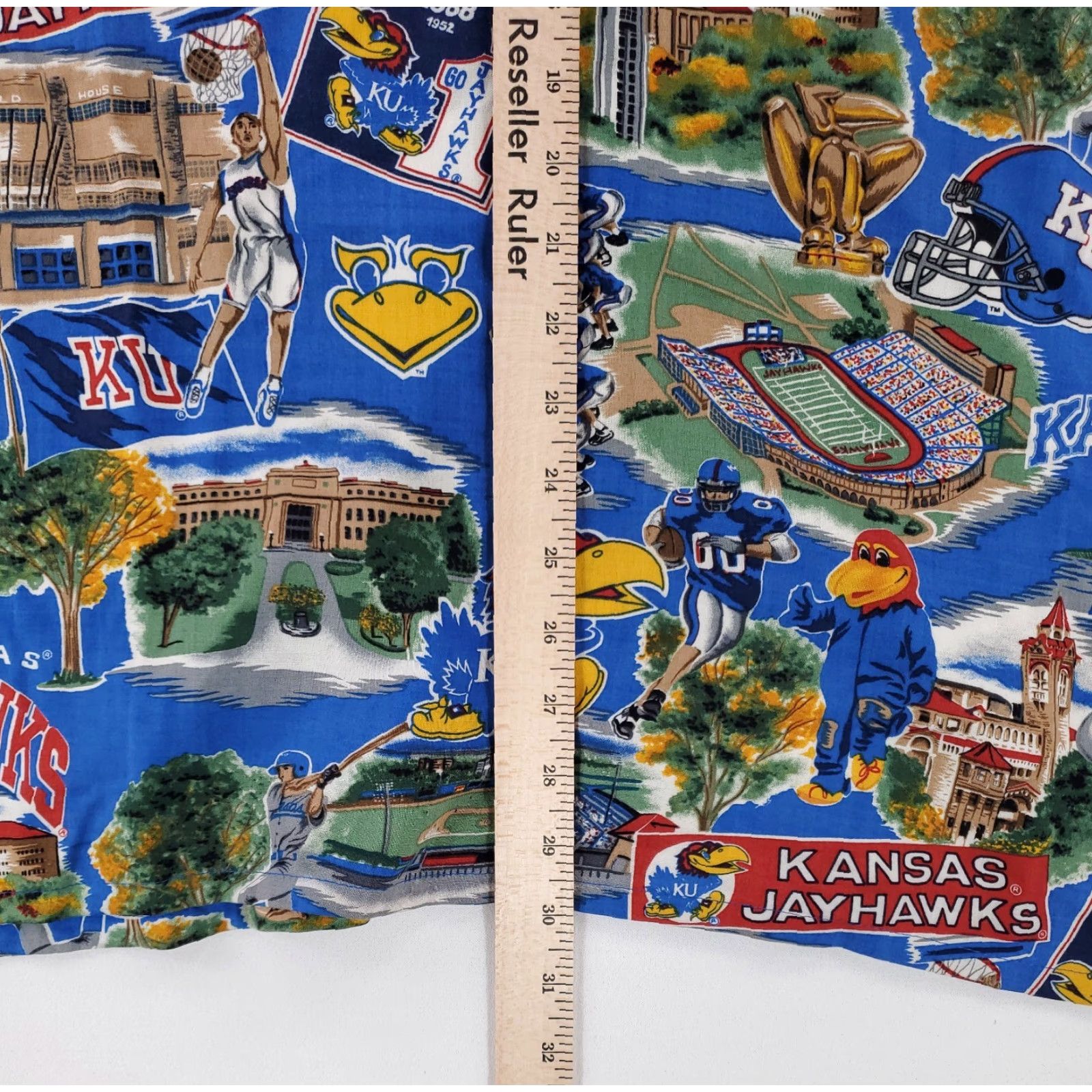 Reyn Spooner Reyn Spooner Hawaiian Shirt Mens XL Kansas Jayhawks Sports University Multicolor Short Sleeve Size US XL / EU 56 / 4 - 5 Thumbnail