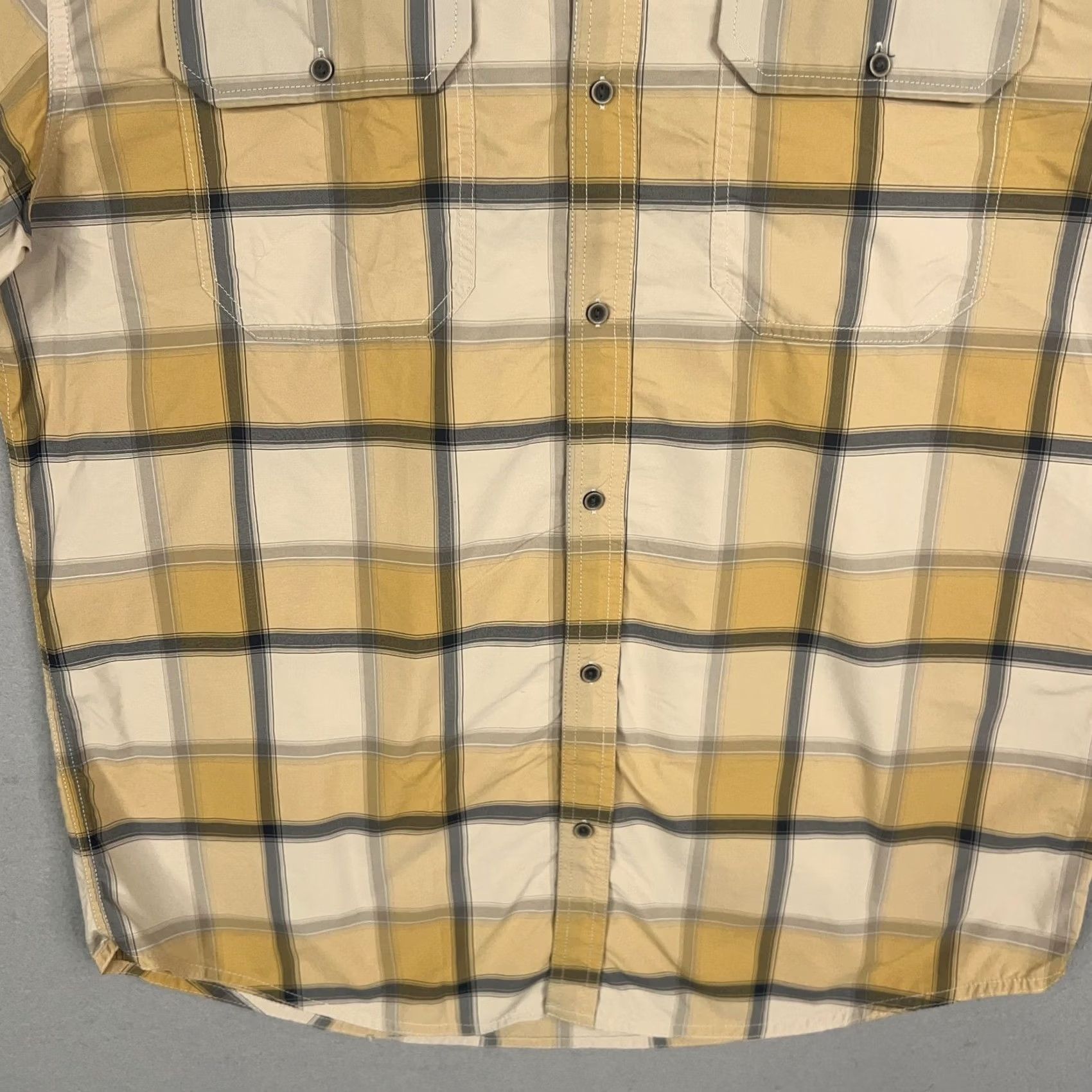 Prana prAna Shirt Mens XL Yellow Plaid Button-Up Short Sleeve Outdoor Hiking Gorp Camp Mens XL Yellow Plaid Button-Up Short Sleeve Outdoor Hiking Gorp Camp Size US XL / EU 56 / 4 - 3 Thumbnail