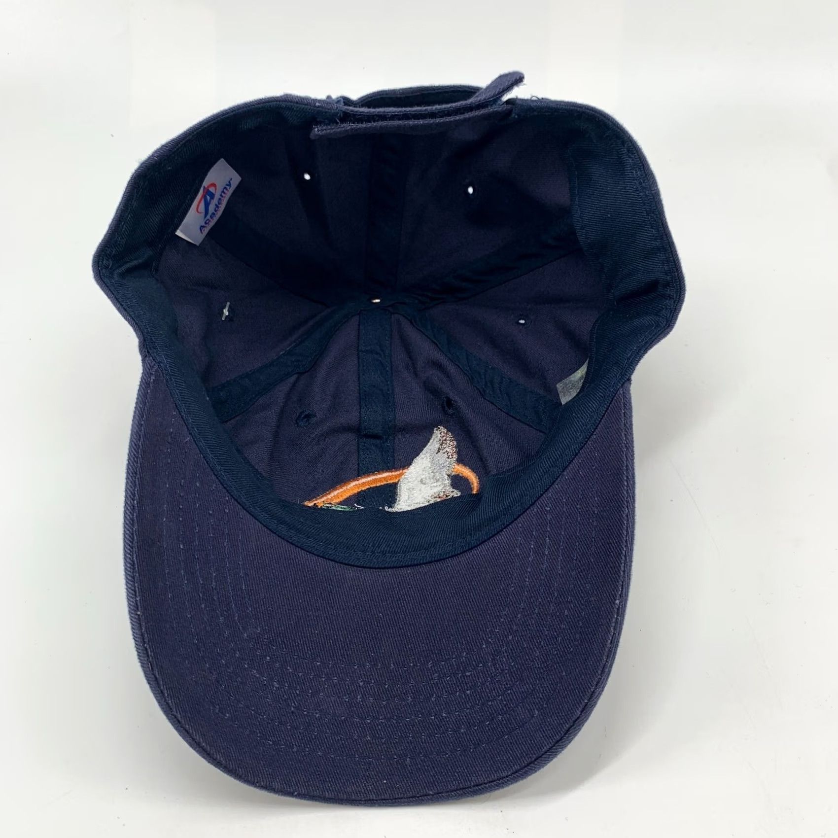 Vintage Academy Baseball Cap Blue One Size Adjustable Embroidered Cap Men OS New Size ONE SIZE - 3 Thumbnail