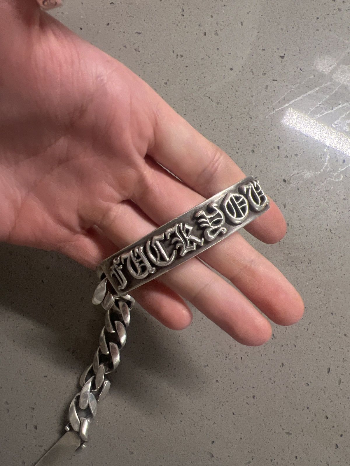 Chrome Hearts Chrome Hearts Fuck You Bracelet Size ONE SIZE - 1 Thumbnail