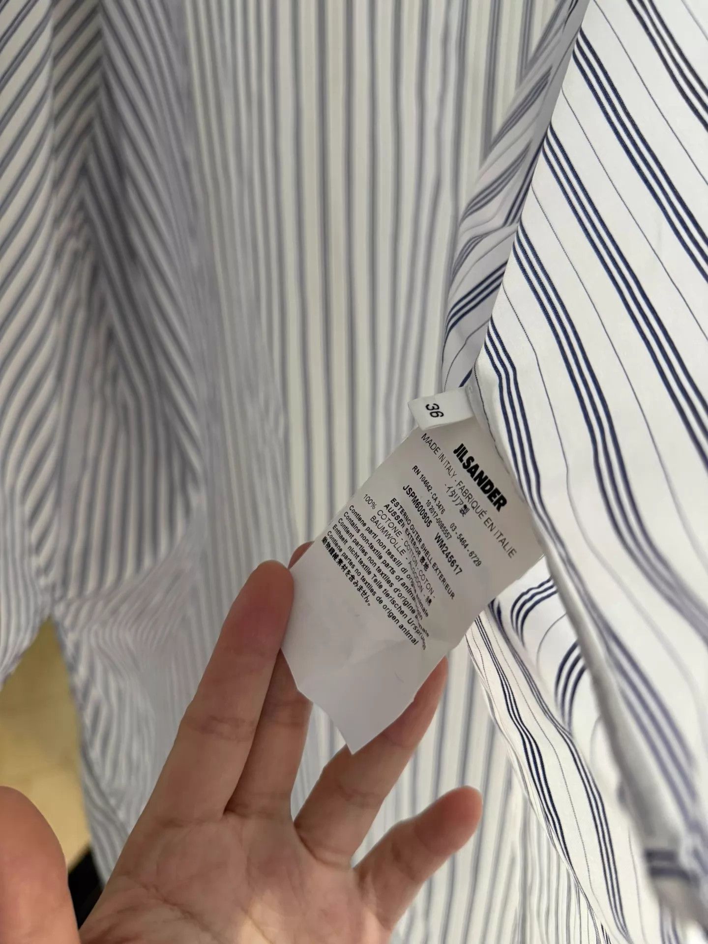 Jil Sander Jil Sander long shirt split hem casual tailored Size XS / US 0-2 / IT 36-38 - 5 Thumbnail