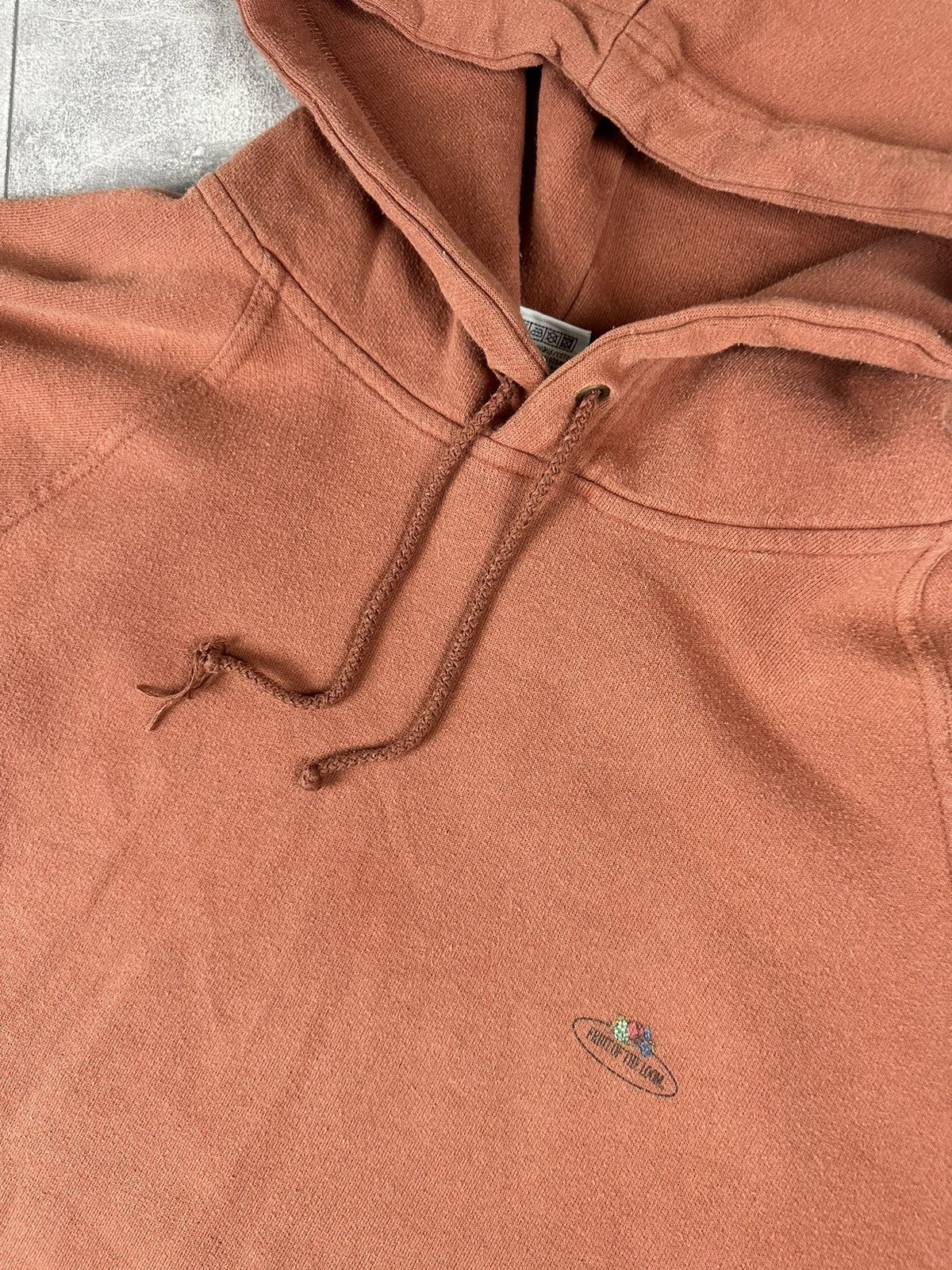 Fruit Of The Loom Fruit Of The Loom Mens Vintage Retro Hoodie Small Logo Size US XXL / EU 58 / 5 - 7 Thumbnail