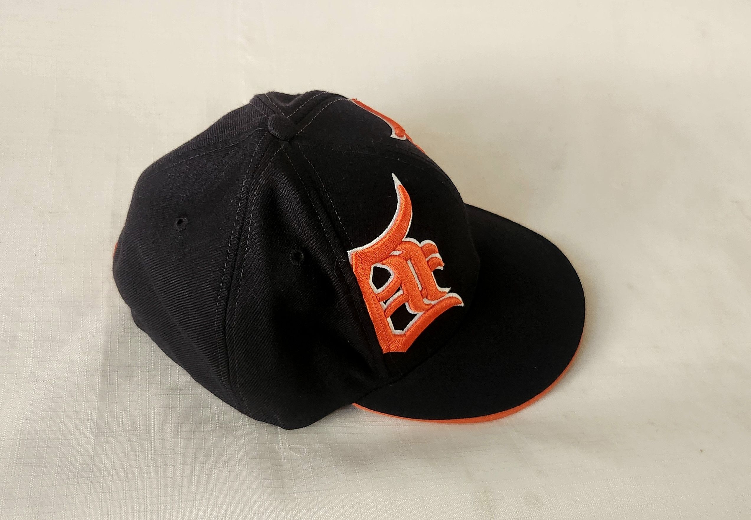 New Era New Era Detroit Tigers Hat Cap Fitted 100% Wool Blue Orange Size ONE SIZE - 4 Thumbnail