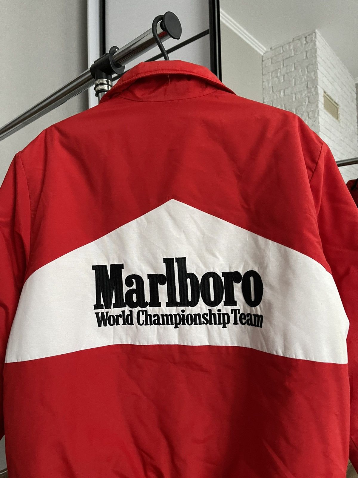 Marlboro Marlboro Vintage World Championship Team Bomber Jacket 90s Size US L / EU 52-54 / 3 - 4 Thumbnail