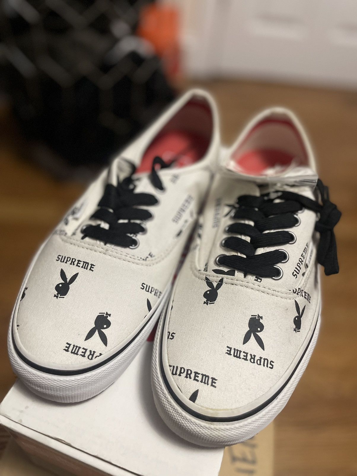 Supreme Vans Supreme x Playboy x Vans authentic pro Grailed