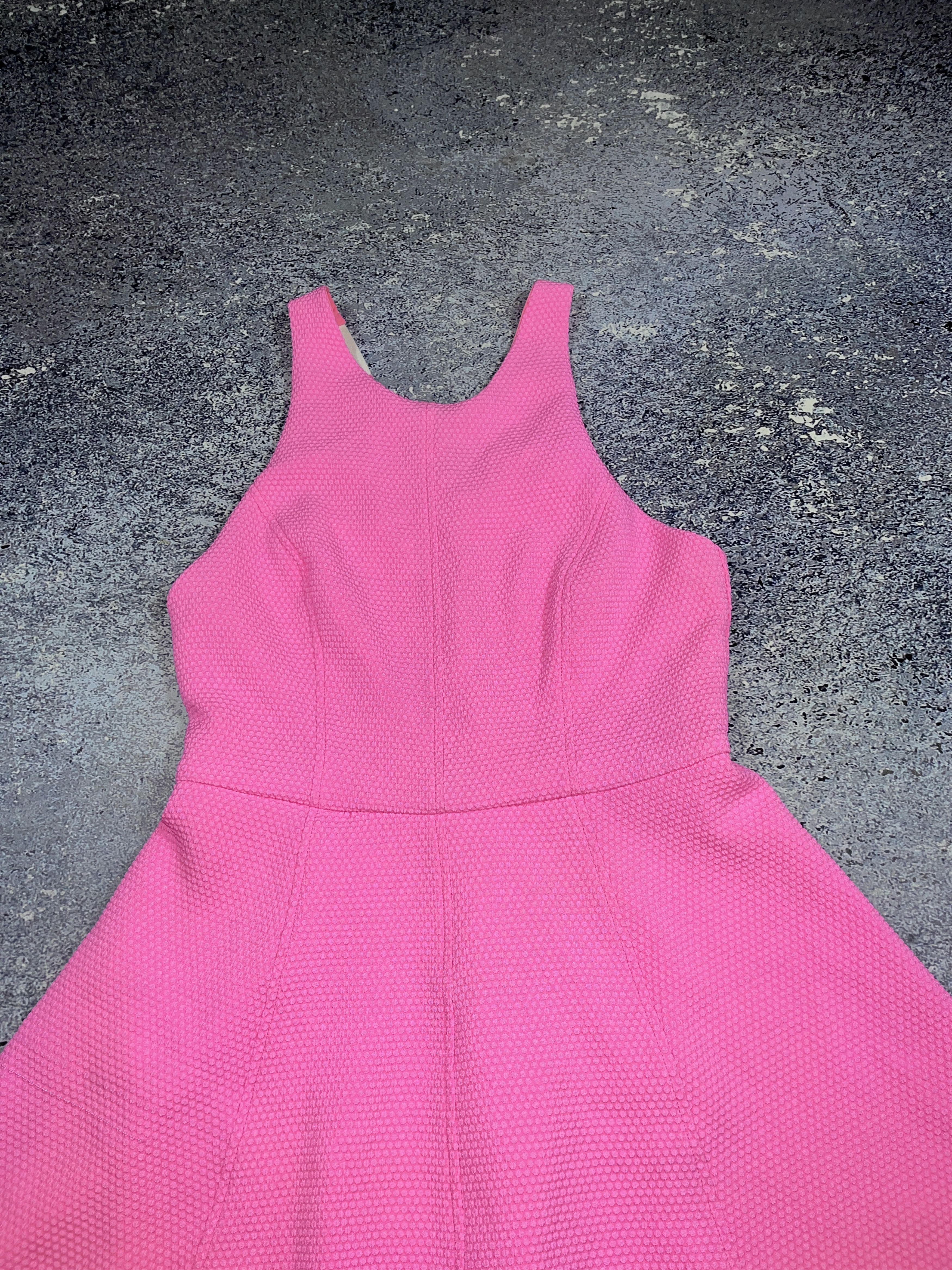 Sandro luxury SANDRO Paris Barbie fuchsia Pink Sleeveless Dress Size S / US 4 / IT 40 - 3 Thumbnail