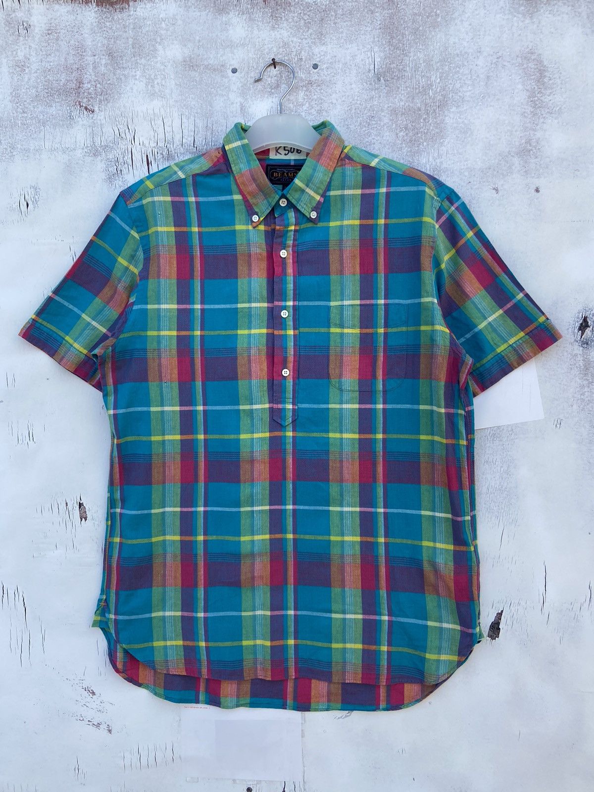 Beams Check shirt