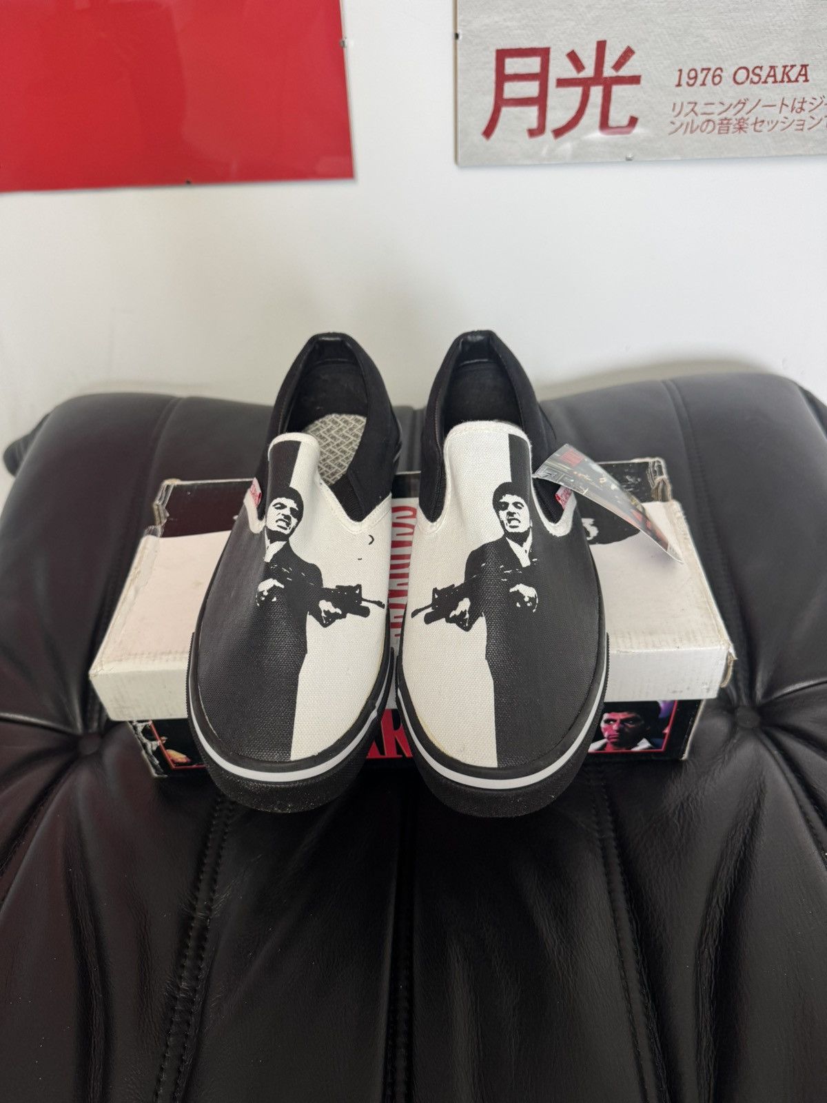 Vintage Vintage 04’ OG Scarface Movie Slip Ons Merch Low Top Shoes Size US 8.5 / EU 41-42 - 1 Thumbnail