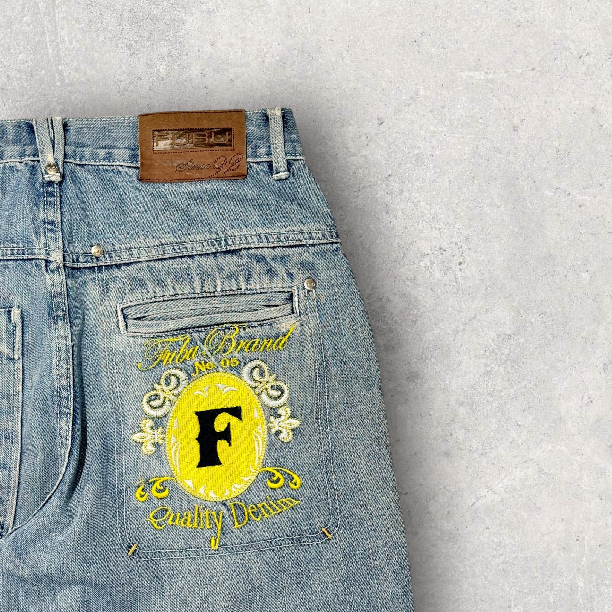 Fubu × Vintage Vintage FUBU The Collection Jeans Wide Leg Baggy Fit 30 Size US 30 / EU 46 - 6 Thumbnail
