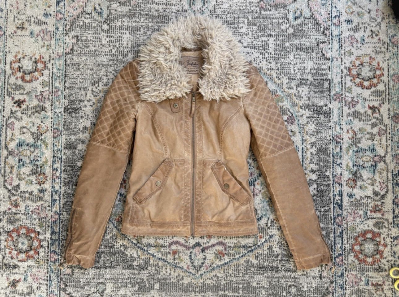 Japanese Brand Vintage Y2K Motorcycle Fur Collar Avantgarde Jacket Size US M / EU 48-50 / 2 - 8 Thumbnail
