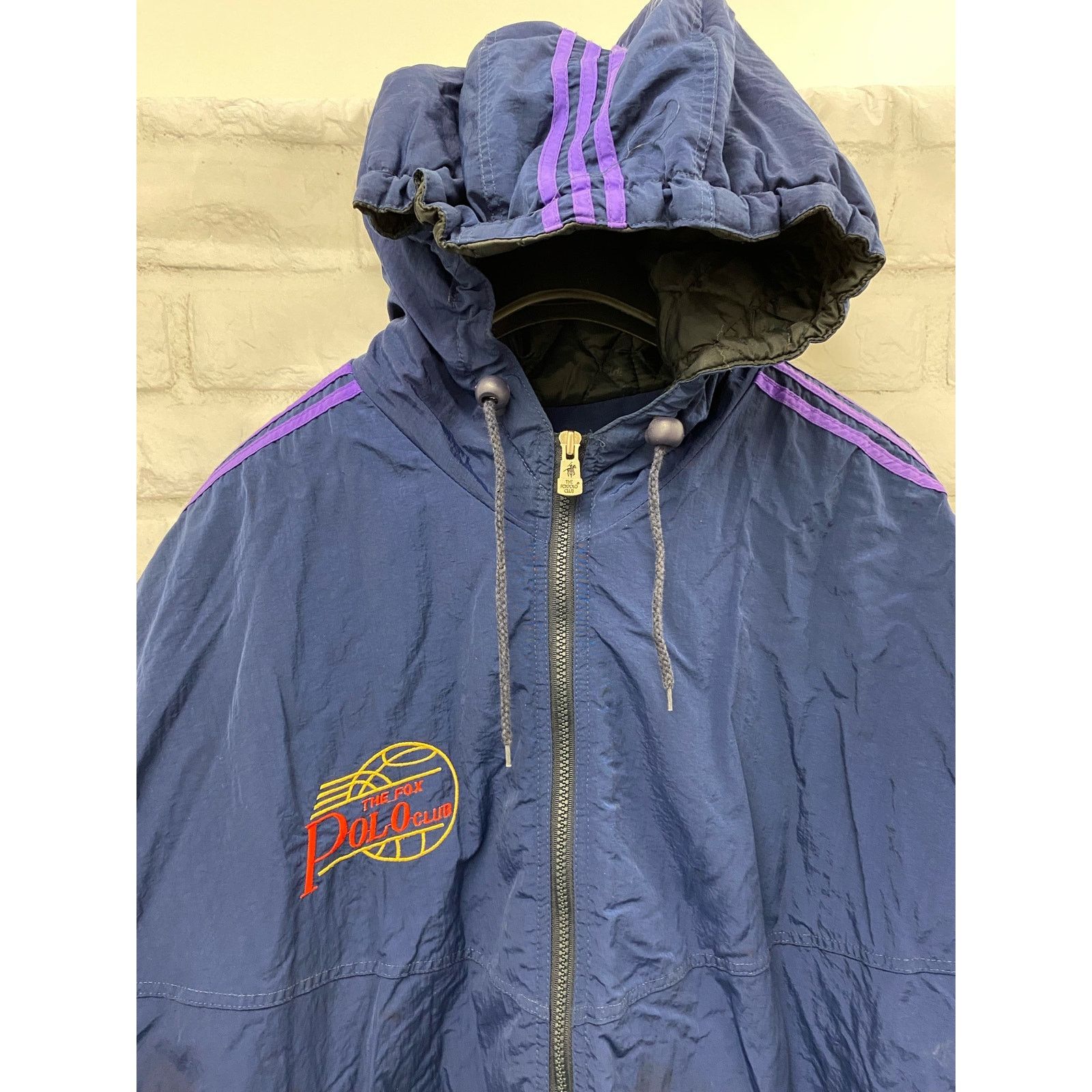 Unknown London The Fox Polo club Bomber Jacket Navy Blue Size US XL / EU 56 / 4 - 9 Thumbnail