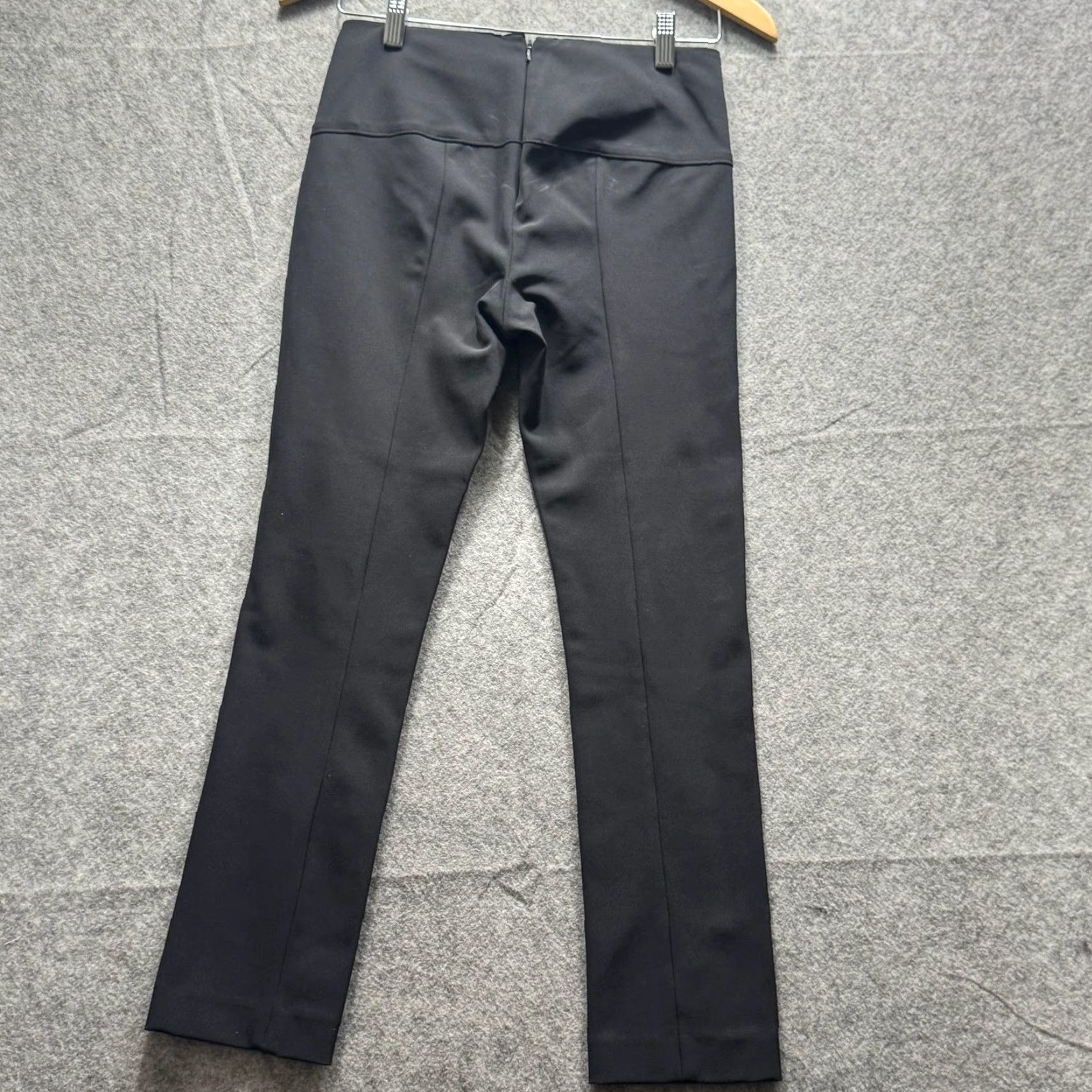Veronica Beard Veronica Beard Pants Womens 2 Black Ponte Slim Straight Stretch Zip Pockets Made USA Size 26" / US 2 / IT 38 - 7 Thumbnail