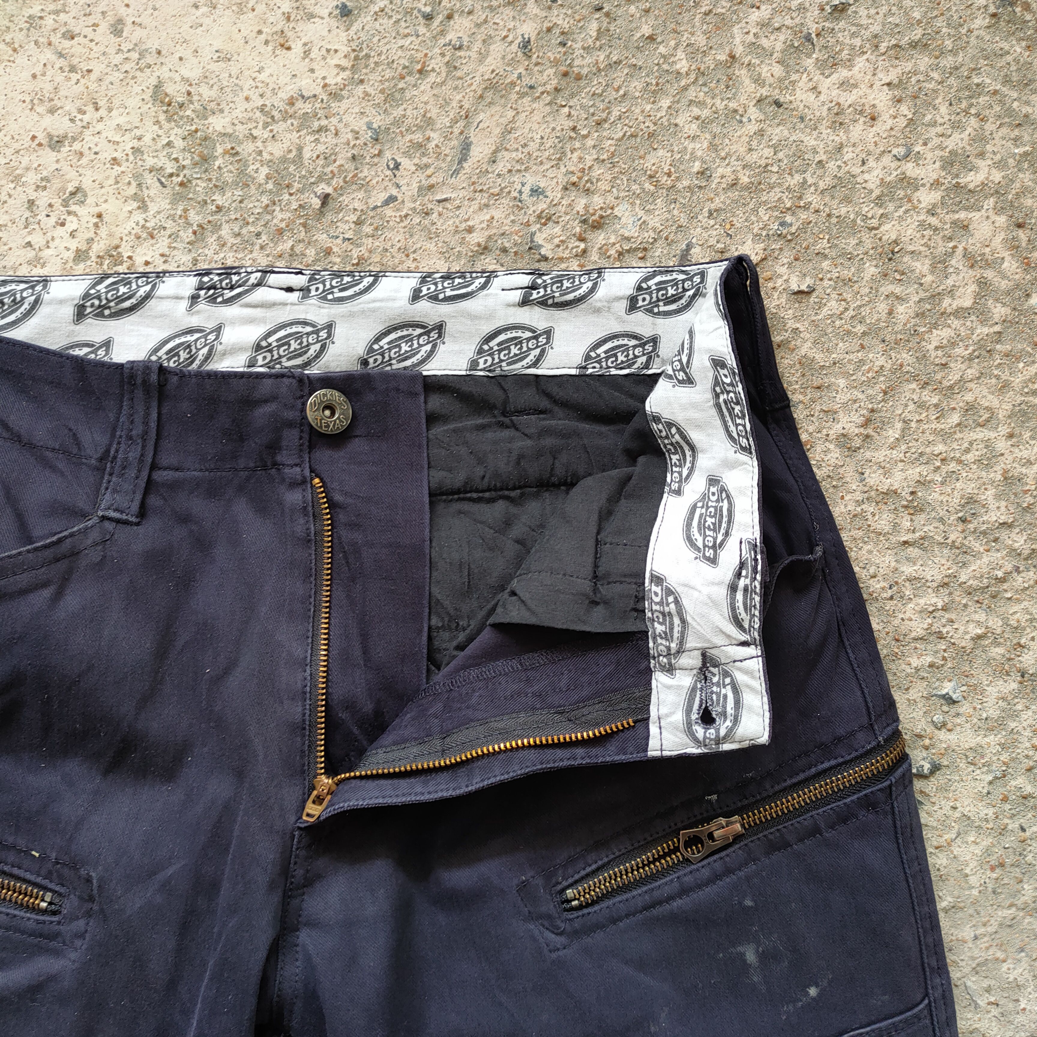 Dickies × Vintage DICKIES DARK BLUE CARGO PANTS Size US 33 - 9 Thumbnail